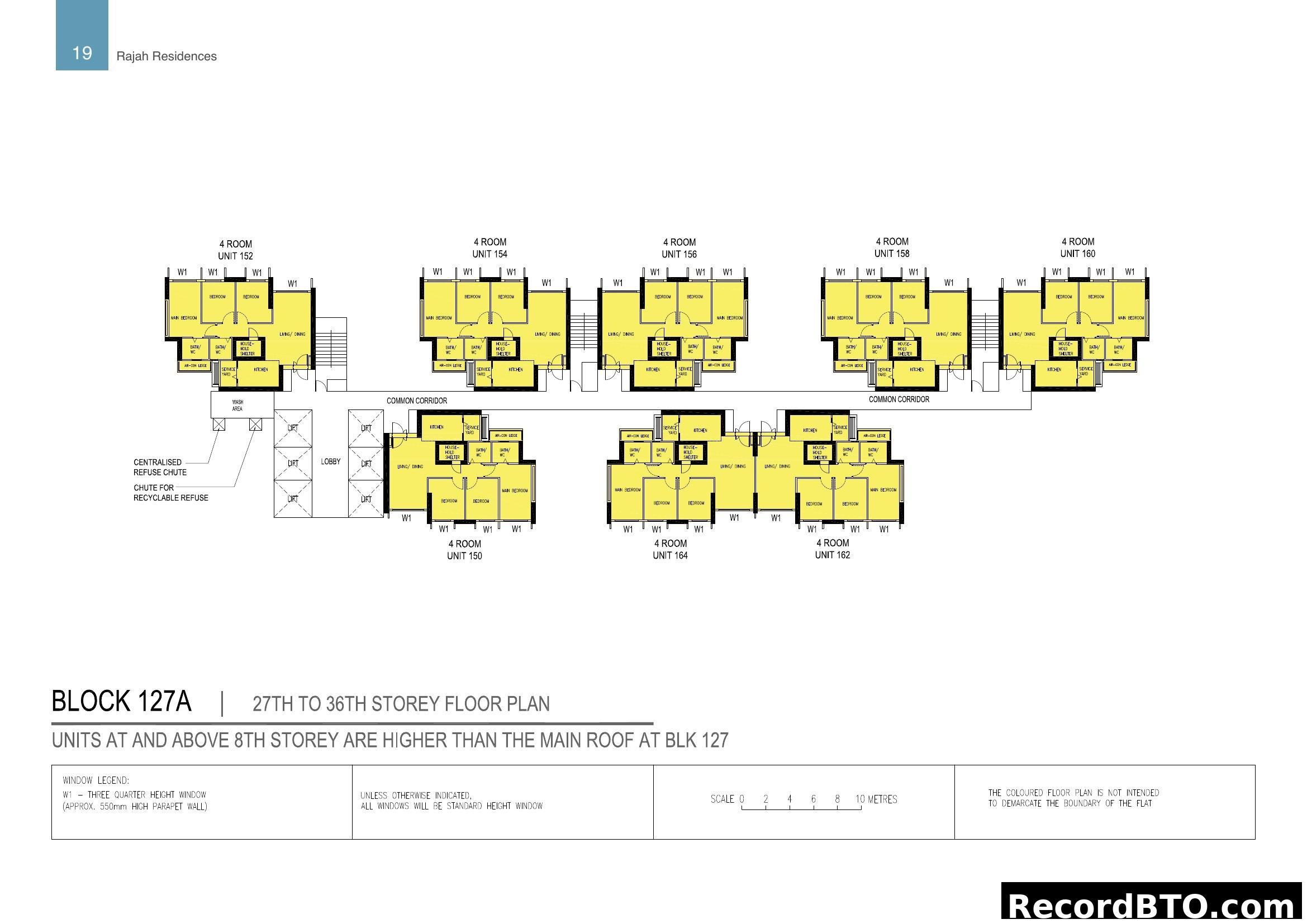 Block 127A Floor Plan (27th-36th Storey)