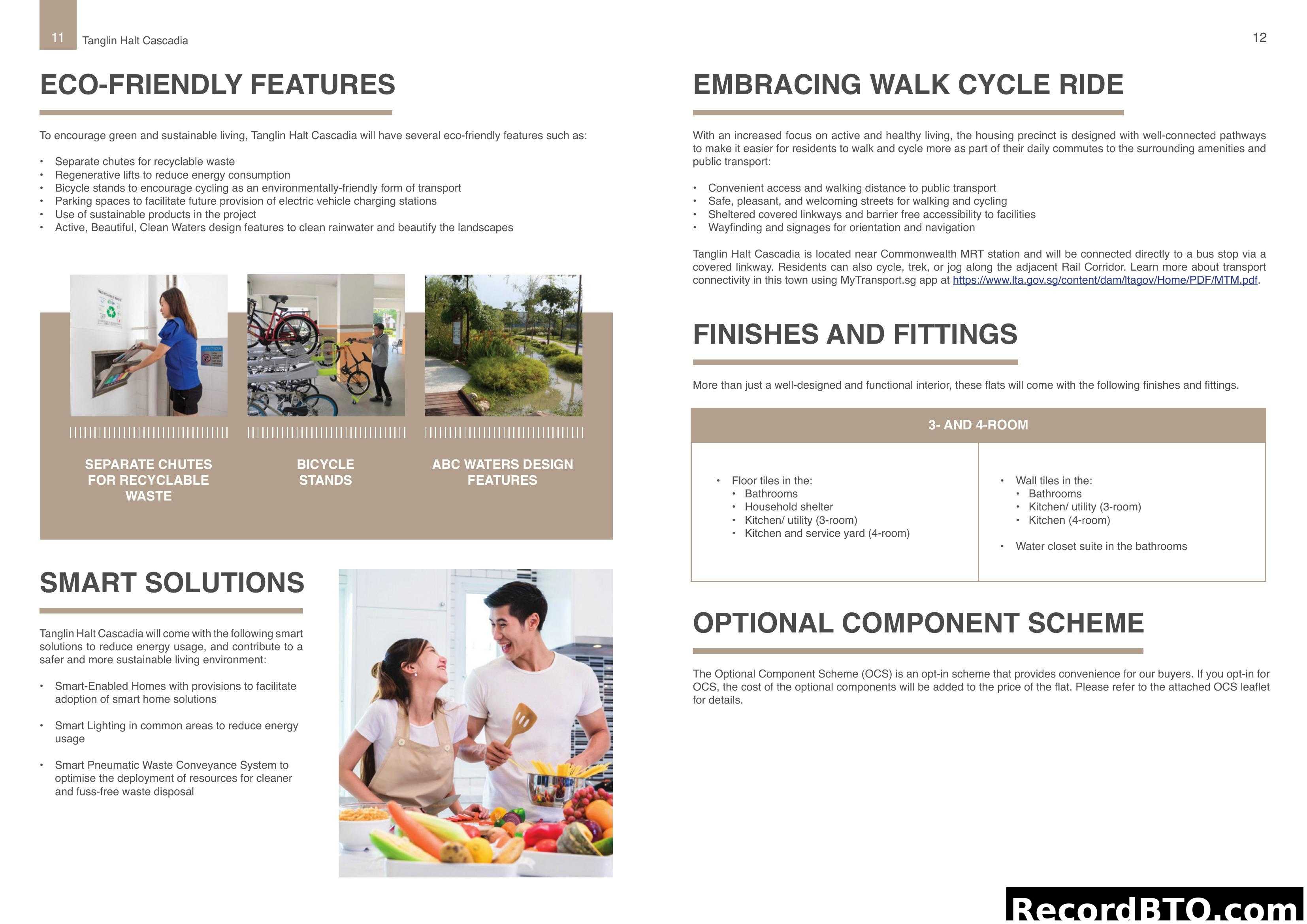 Tanglin Halt Cascadia Features, Finishes & Smart Solutions