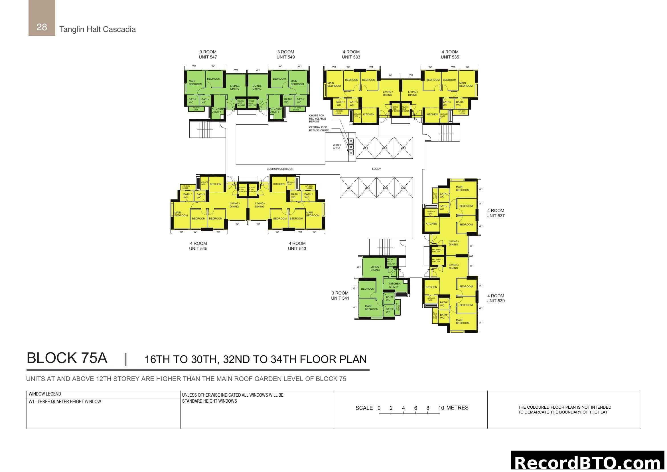 Tanglin Halt Cascadia Block 75A Floor Plan
