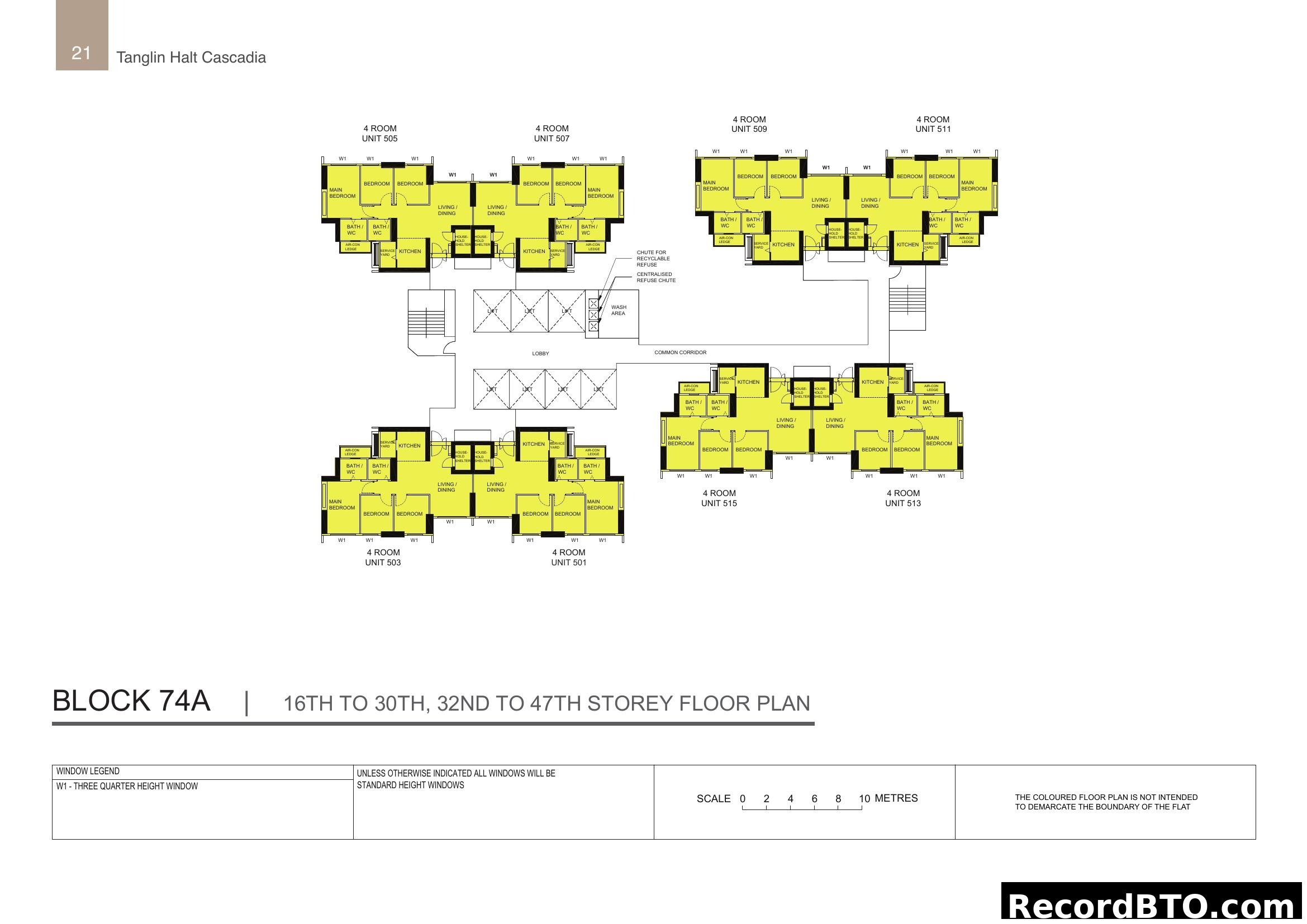 Tanglin Halt Cascadia Block 74A Floor Plan