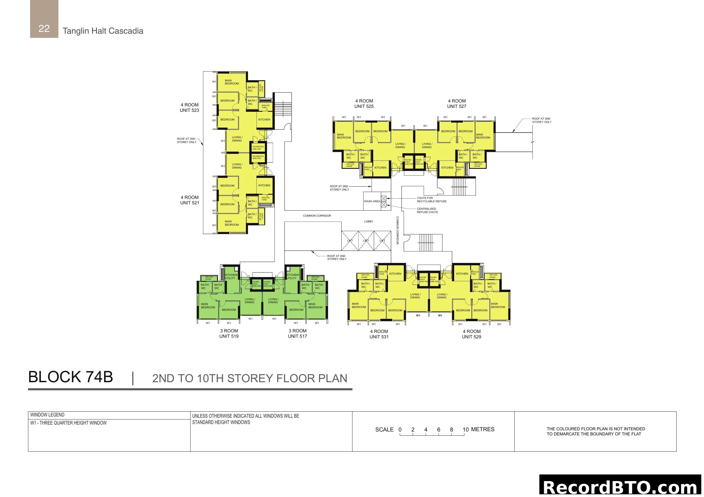 Tanglin Halt Cascadia Block 74B Floor Plan