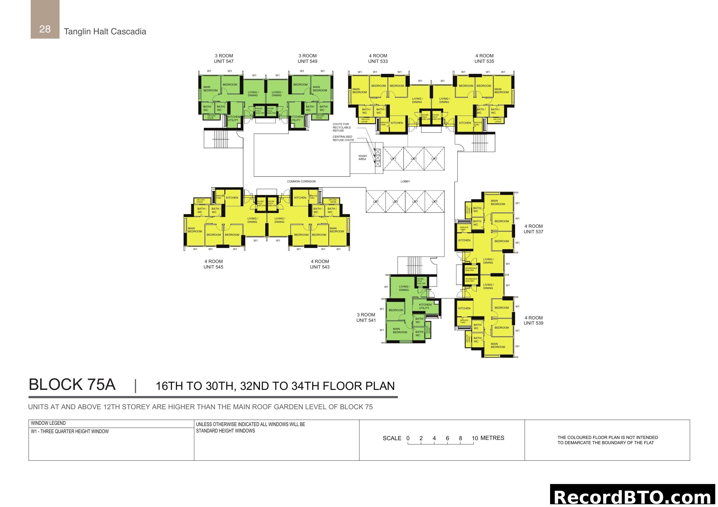 Tanglin Halt Cascadia Block 75A Floor Plan
