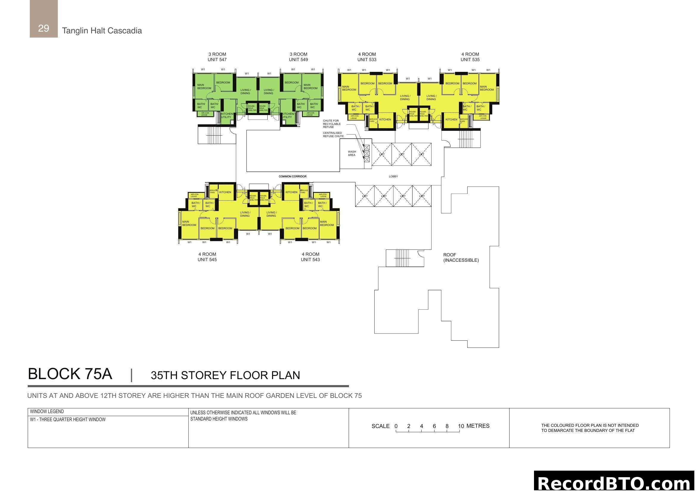 Tanglin Halt Cascadia - Block 75A 35th Storey Floor Plan