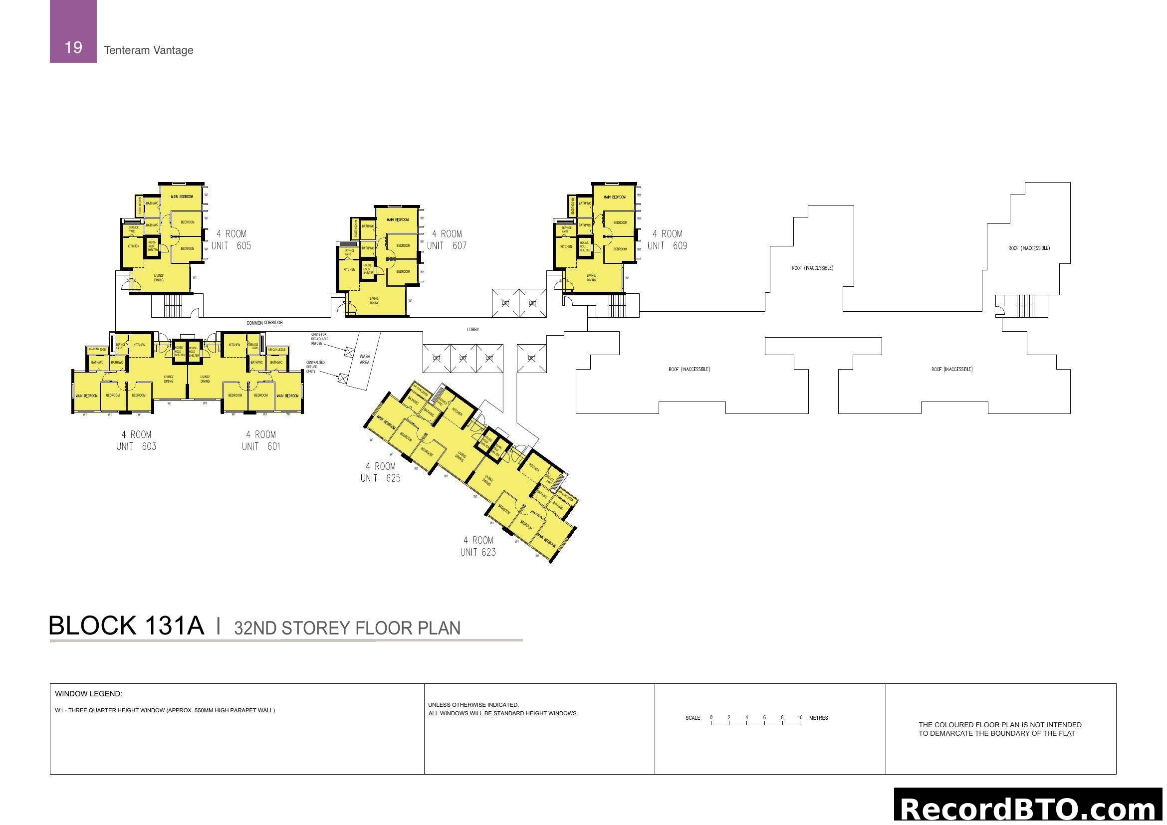 Tenteram Vantage Block 131A 32nd Storey Floor Plan