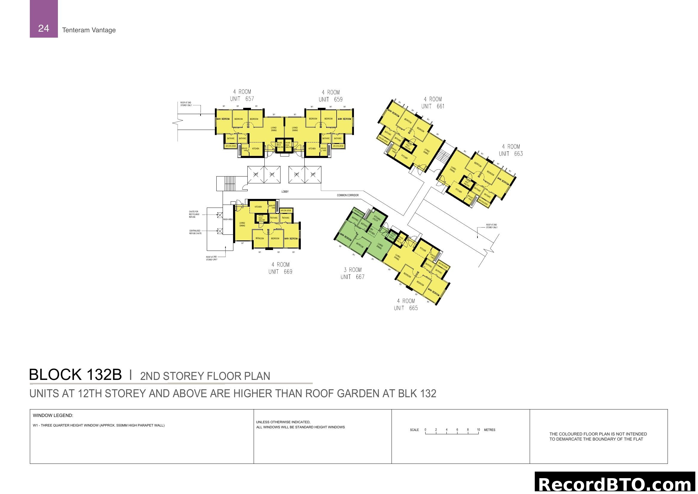 Block 132B 2nd Storey Floor Plan
