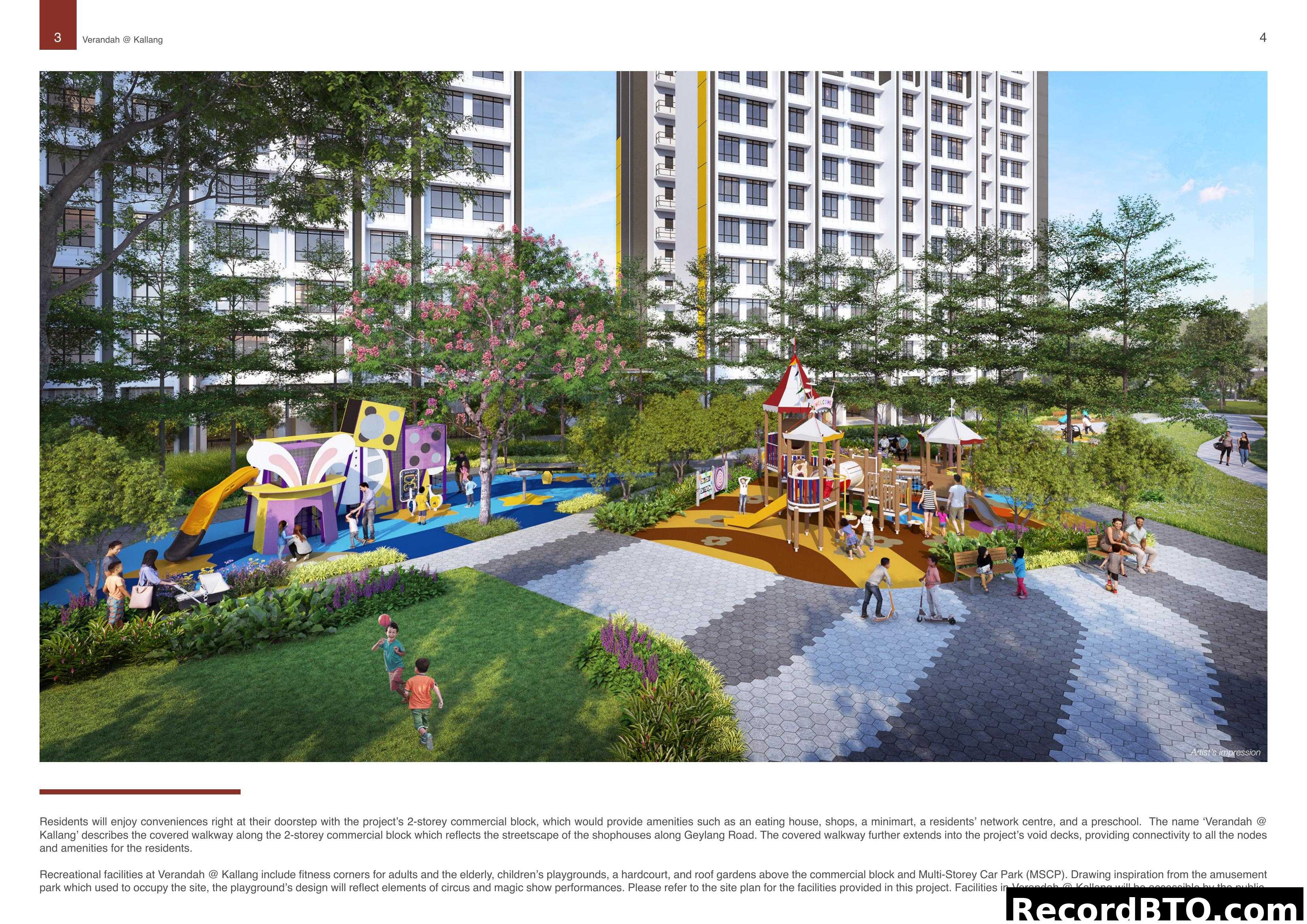 Verandah @ Kallang - Recreation Area & Amenities