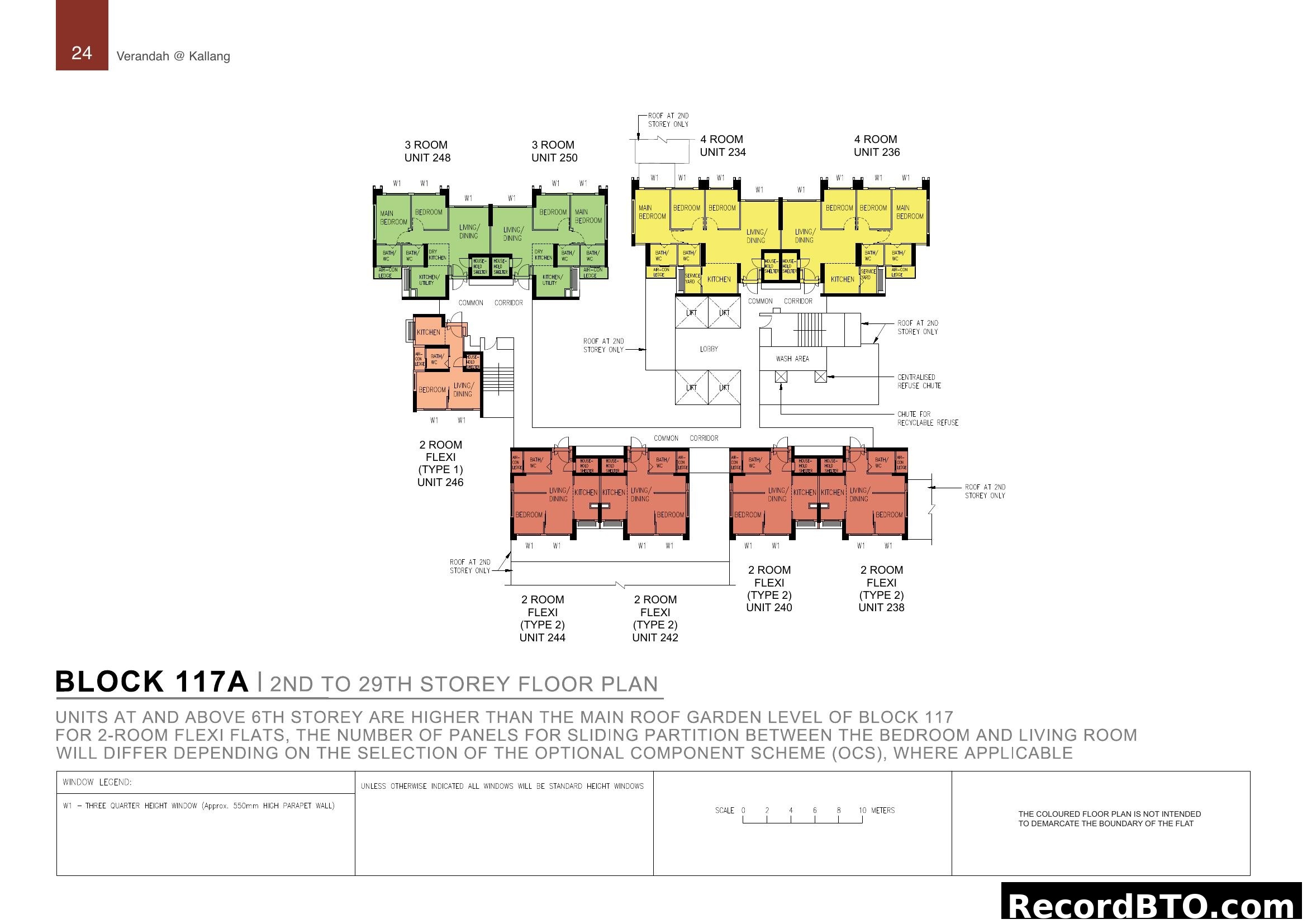 Block 117A 2nd to 29th Storey Floor Plan