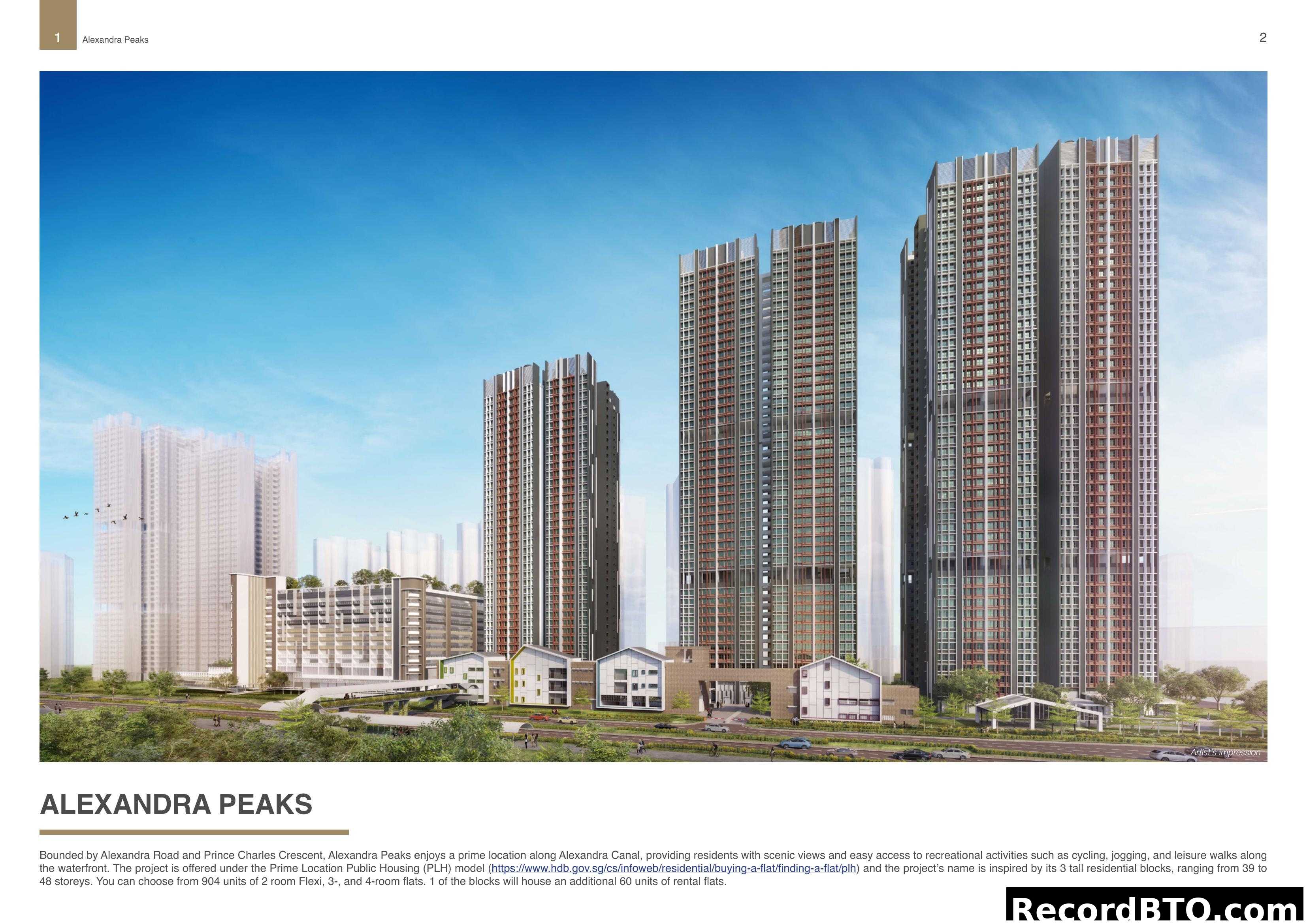 Alexandra Peaks Artist's Impression