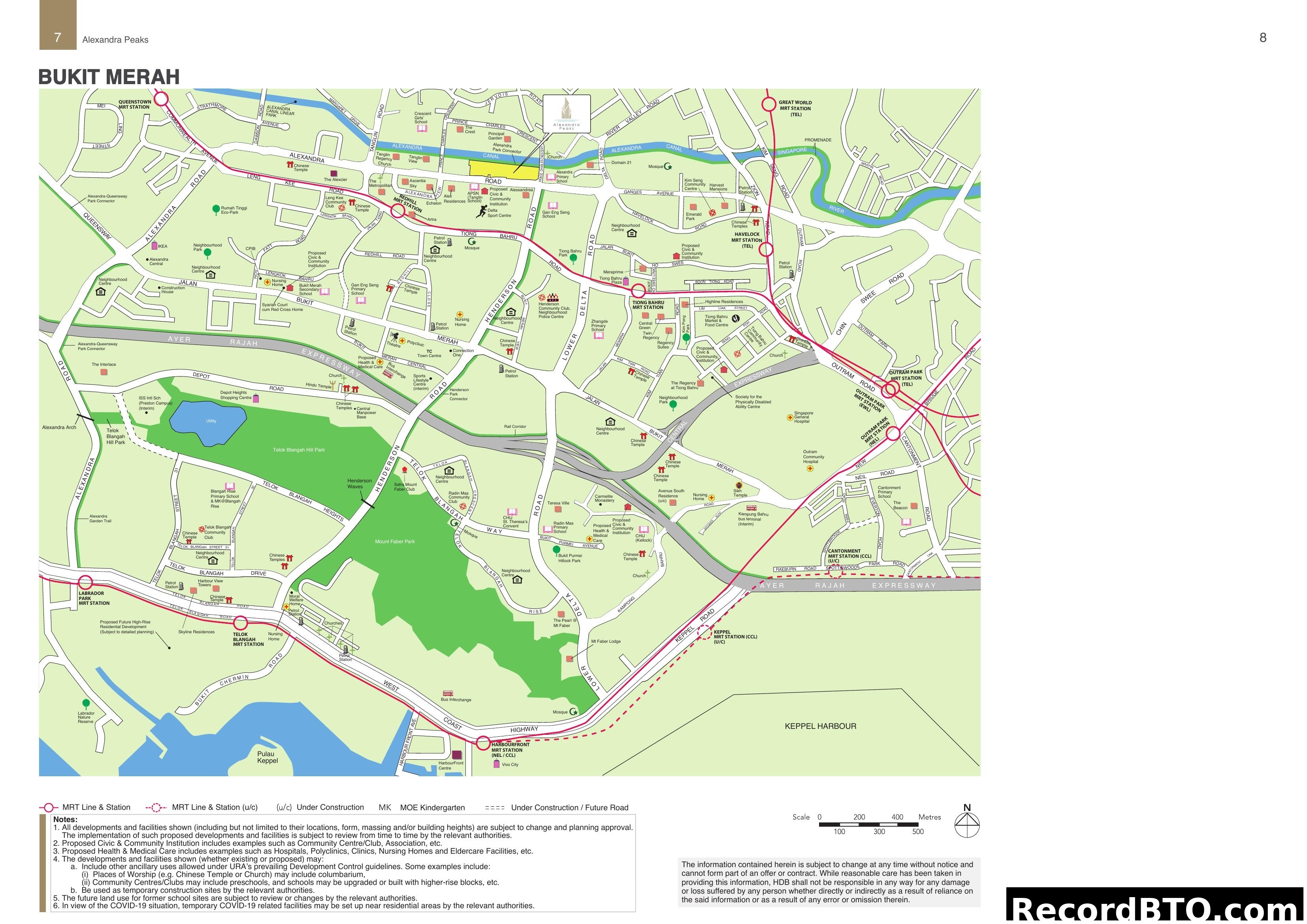 Bukit Merah HDB Location Map