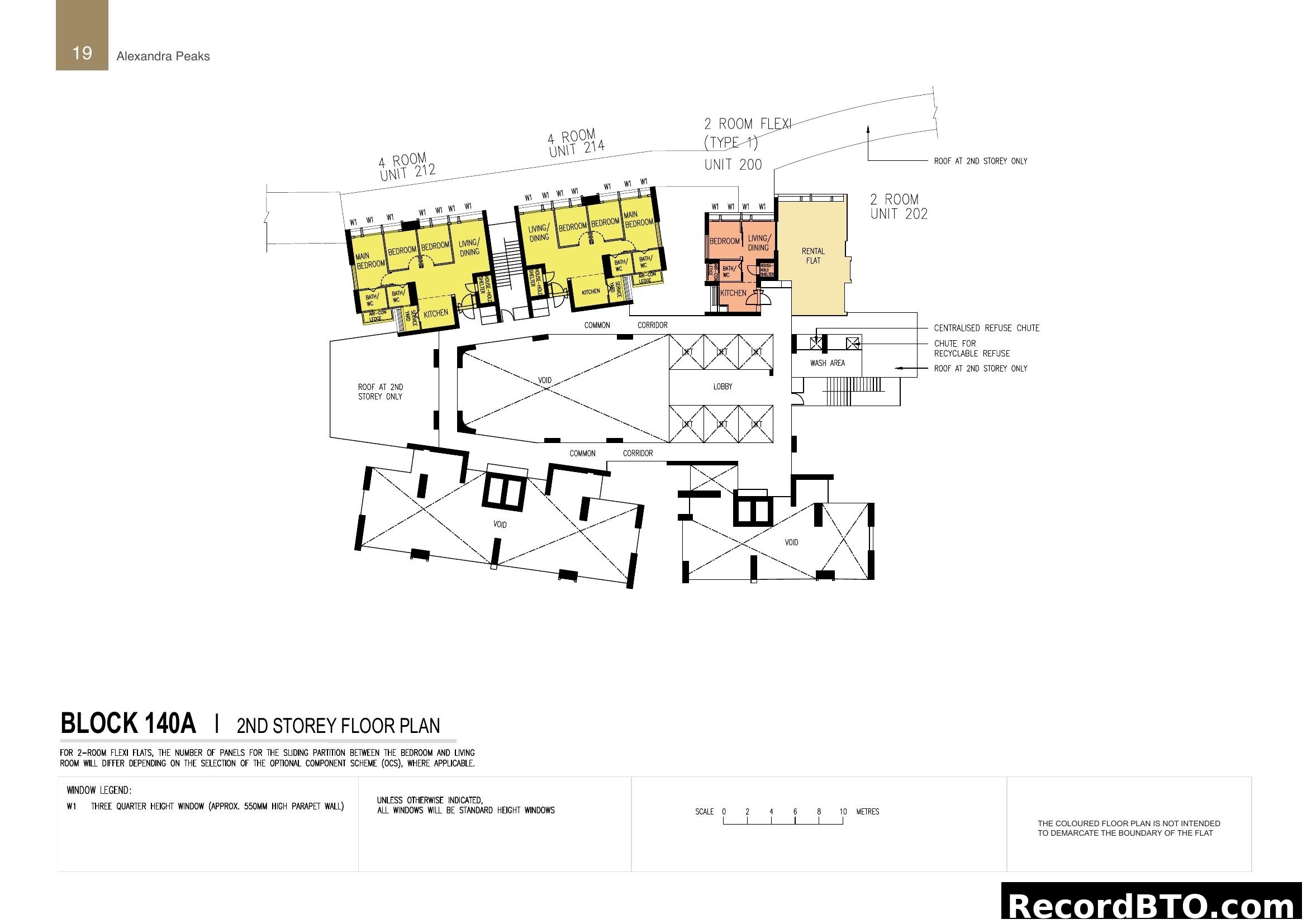 Block 140A 2nd Storey Floor Plan - Alexandra Peaks