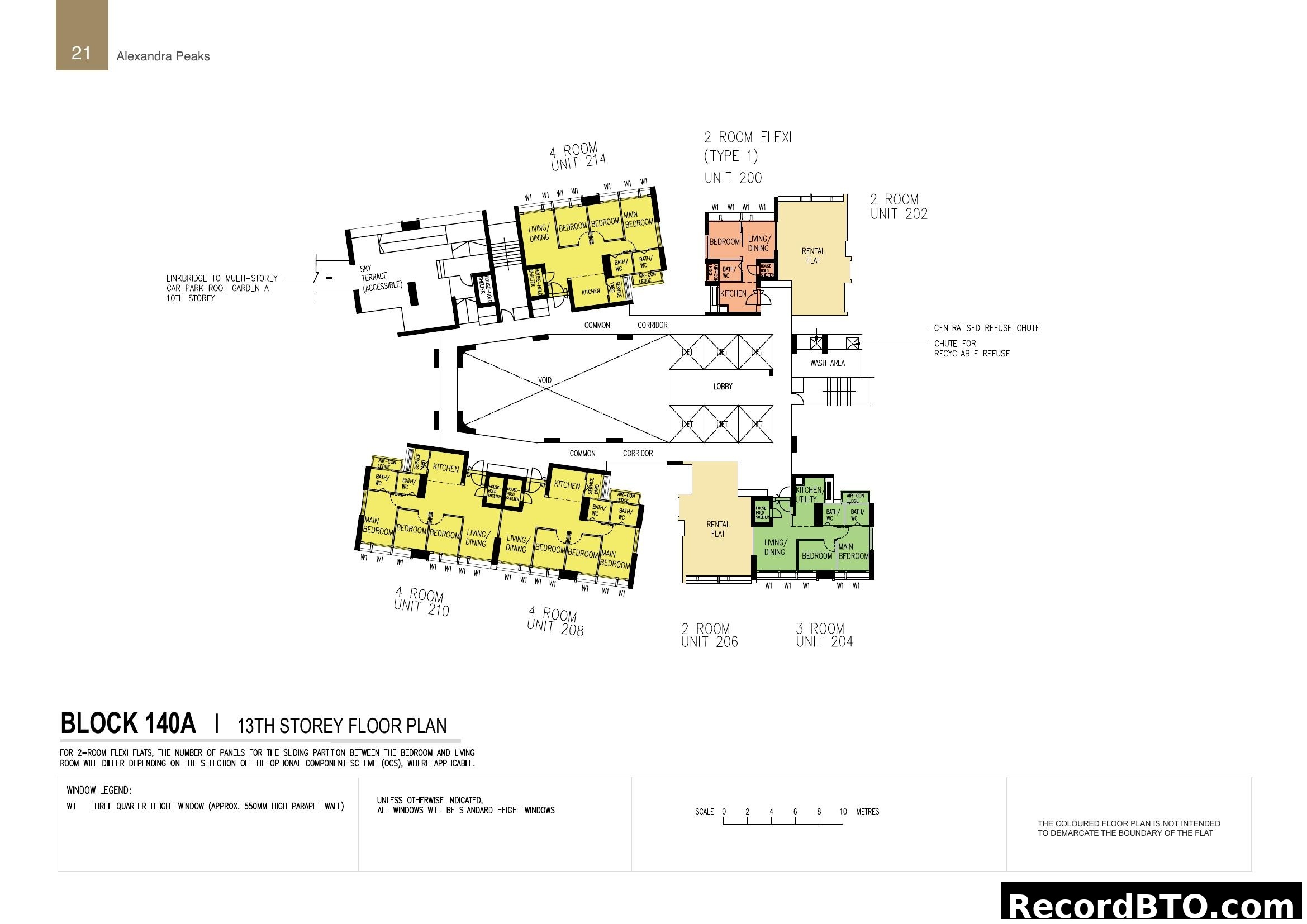 Block 140A 13th Storey Floor Plan