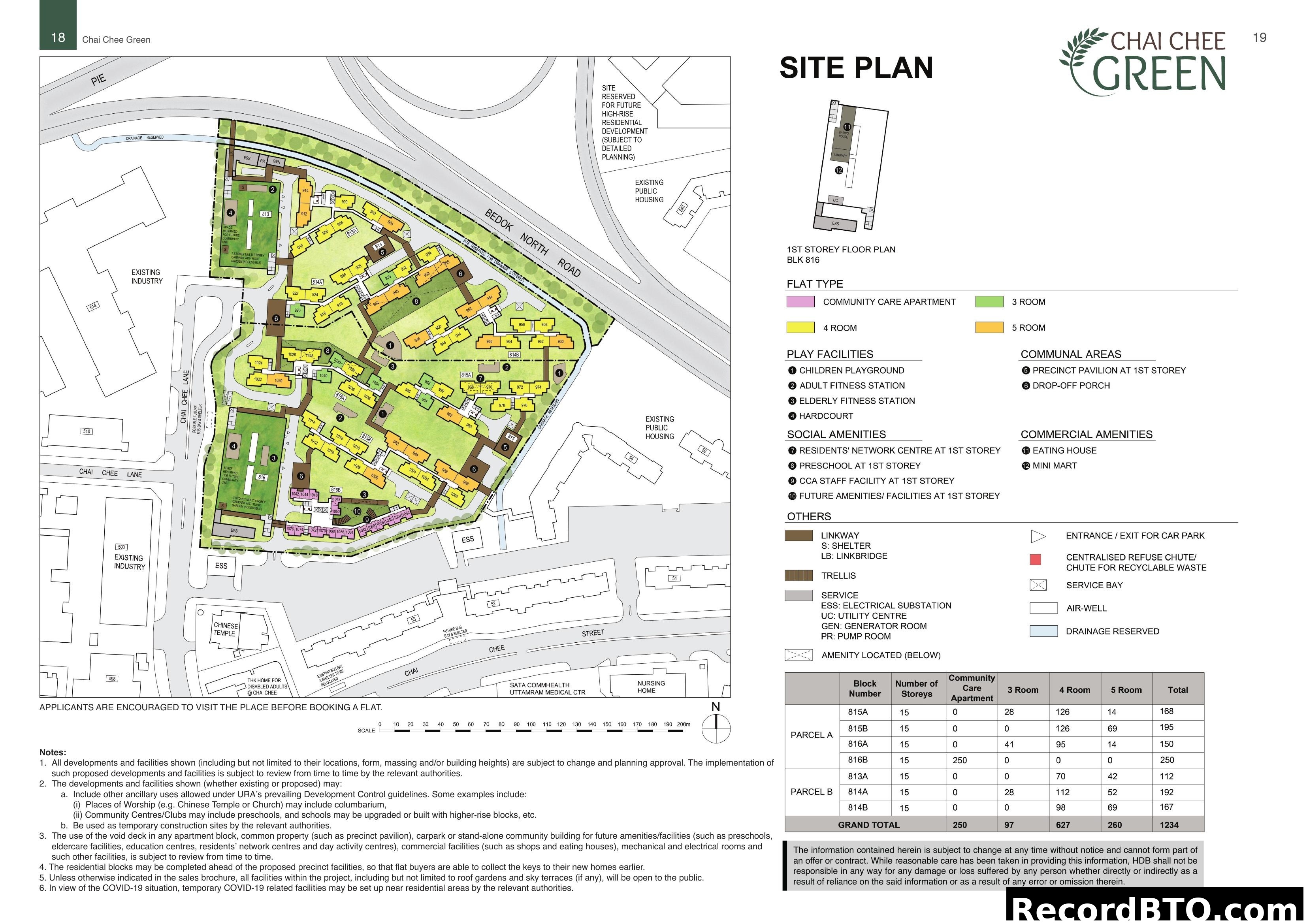 Chai Chee Green Site Plan