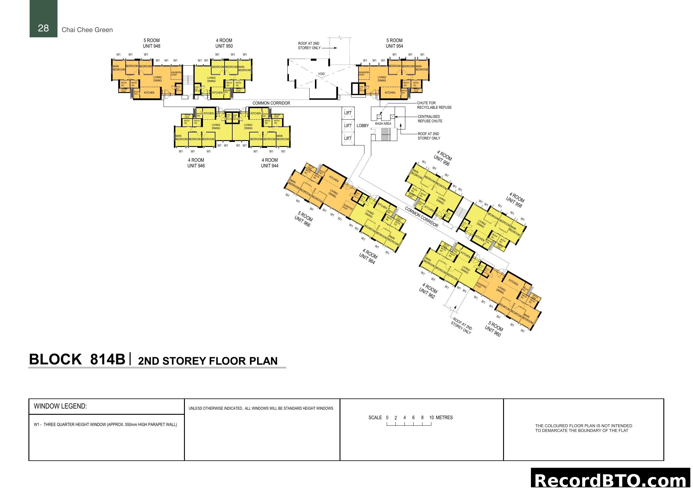 Chai Chee Green Blk 814B 2nd Storey Floor Plan