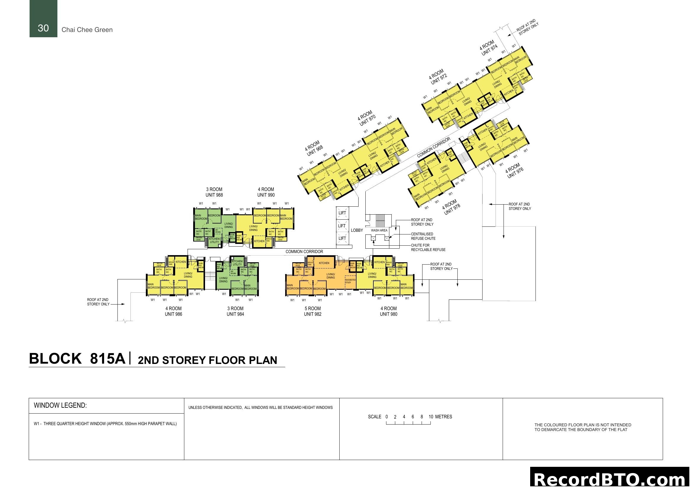 Chai Chee Green Block 815A 2nd Storey Floor Plan