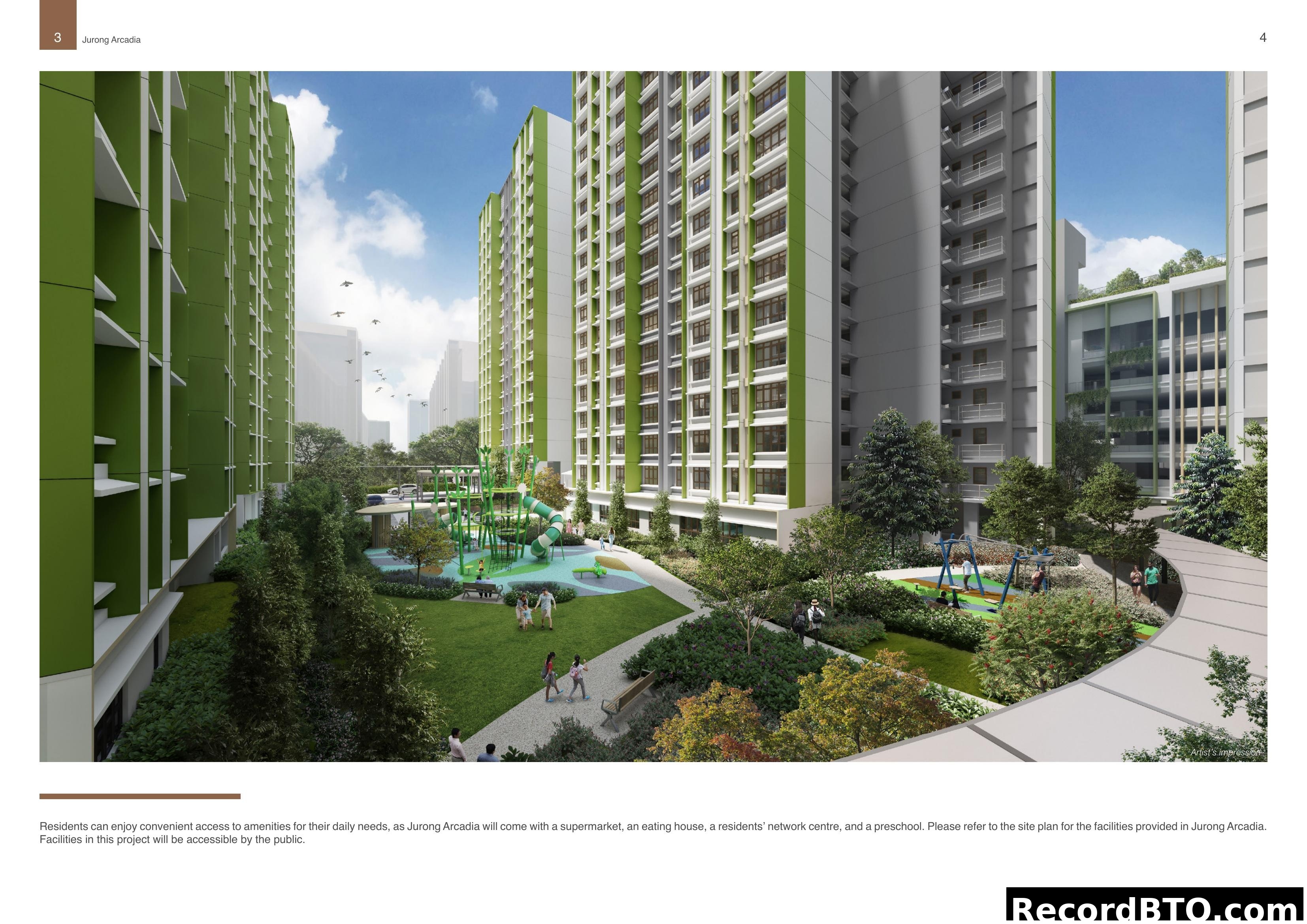 Jurong Arcadia Residential Development Exterior