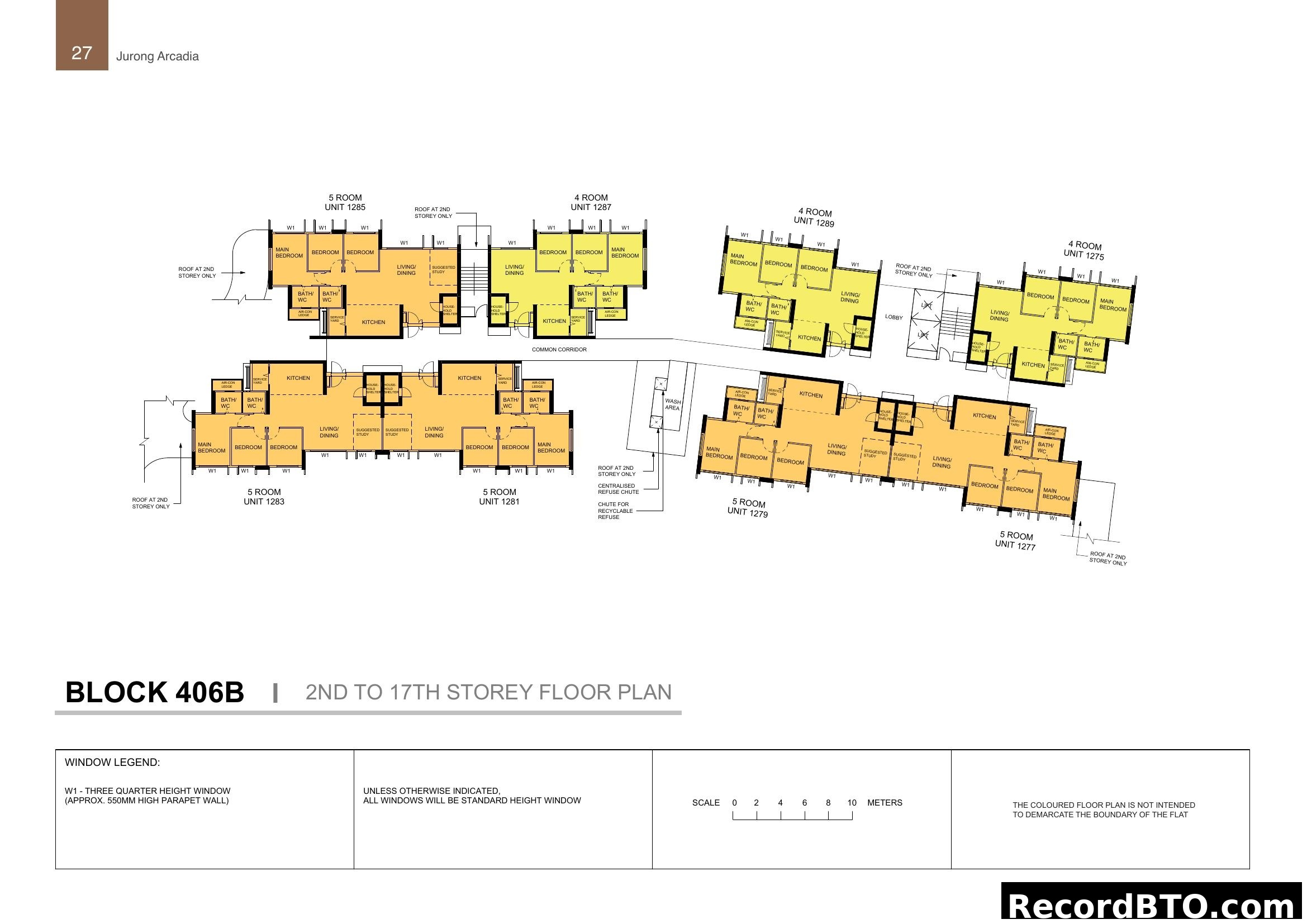Jurong Arcadia Block 406B Floor Plan