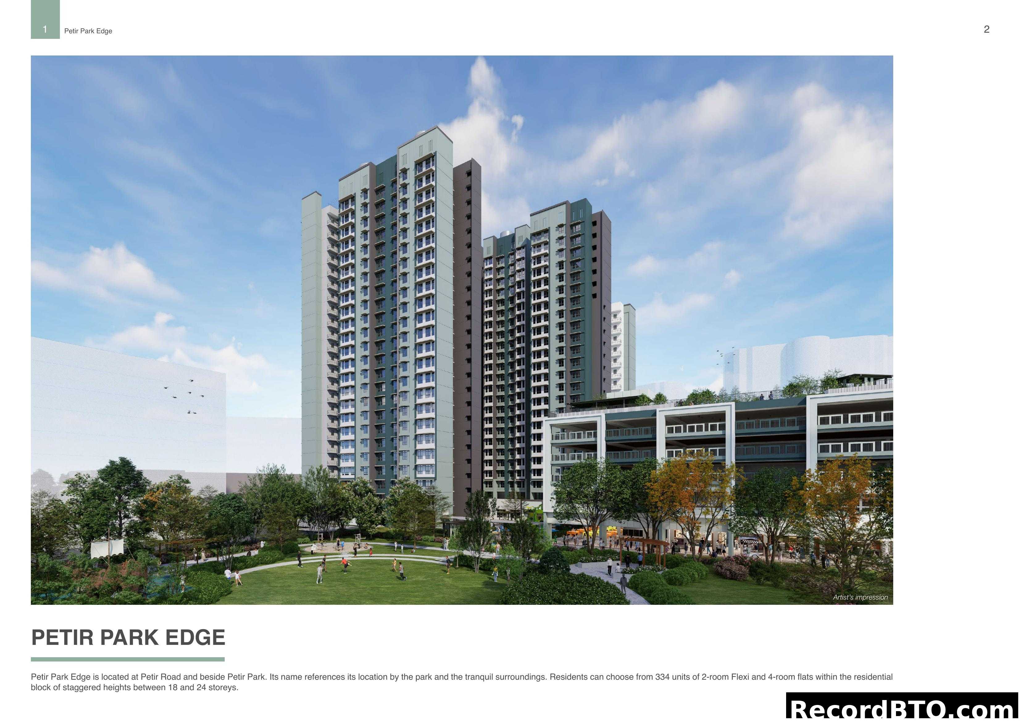 Petir Park Edge Artist's Impression