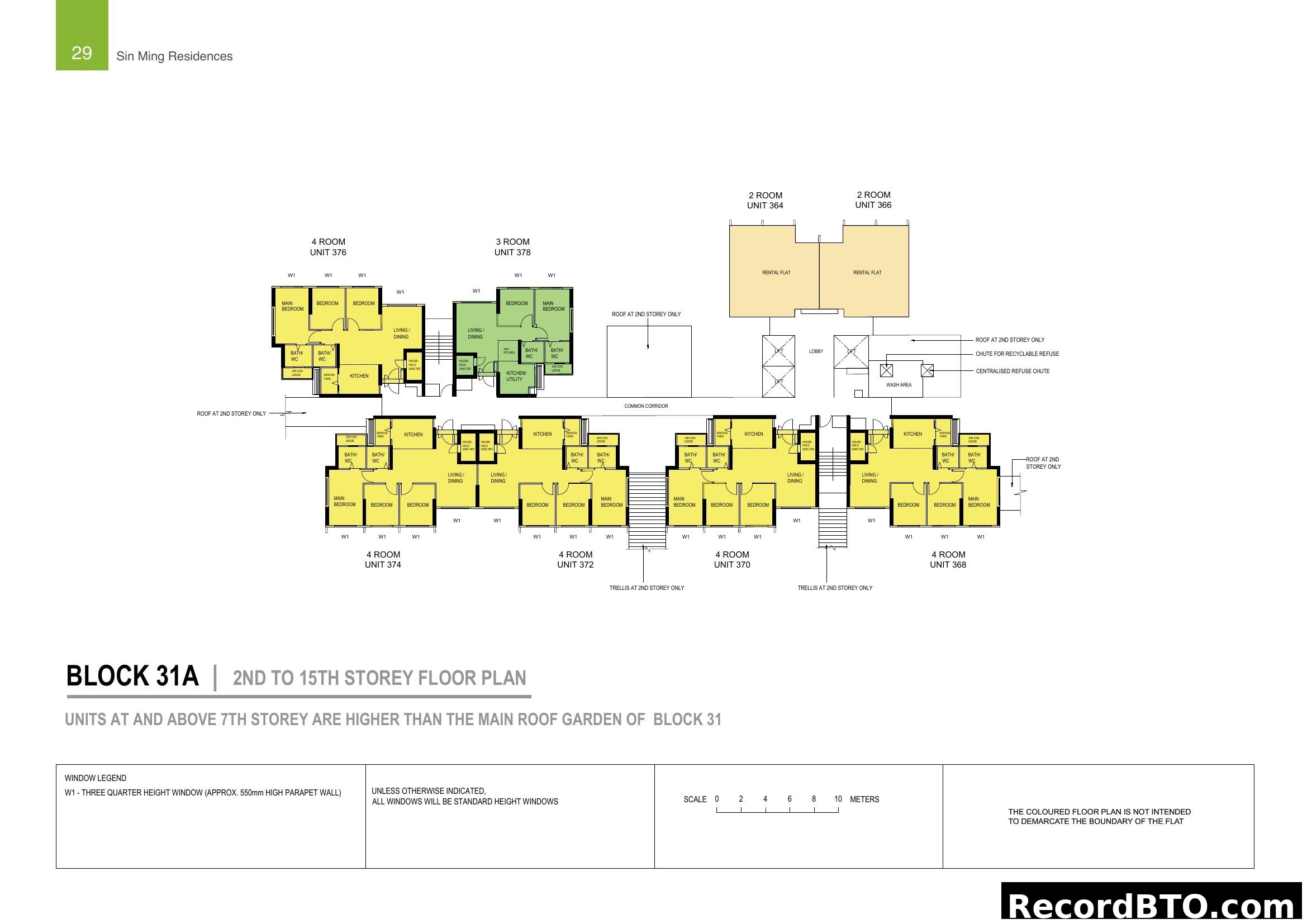 Block 31A Floor Plan (2nd-15th Storey)