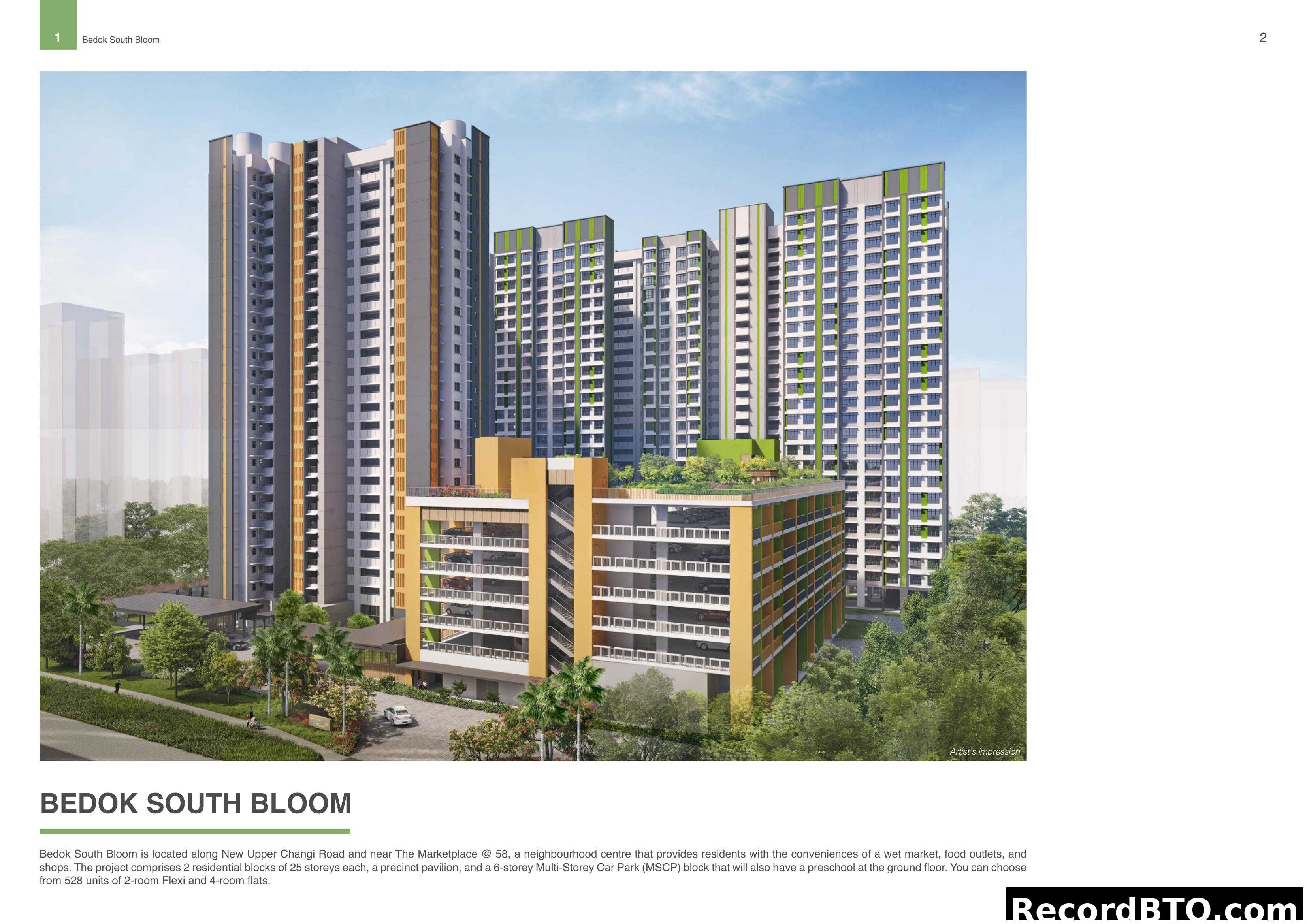 Bedok South Bloom artist's impression