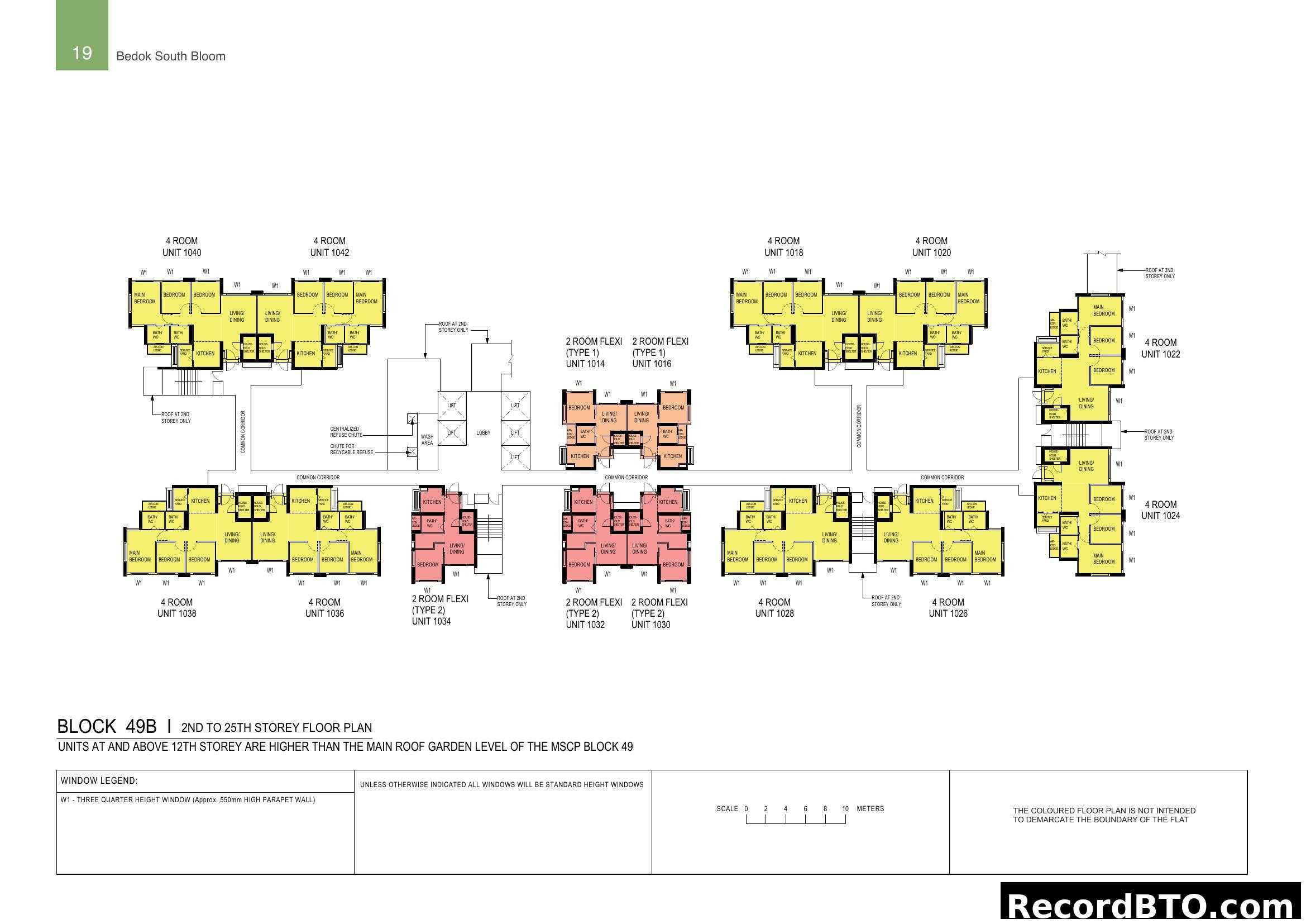 Block 49B 2nd-25th Storey Floor Plan - Bedok South Bloom
