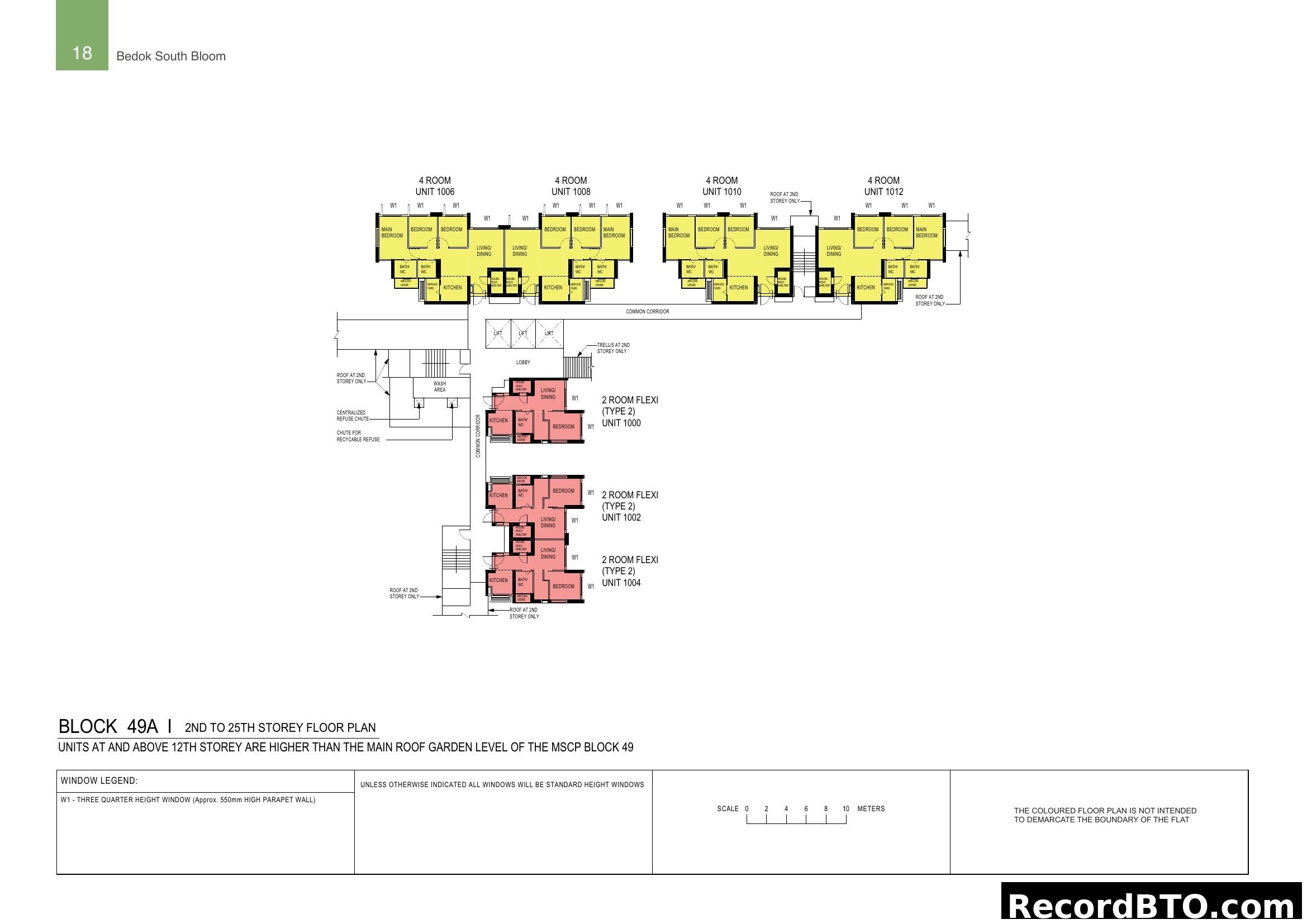 Bedok South Bloom Block 49A 2nd-25th Storey Floor Plan