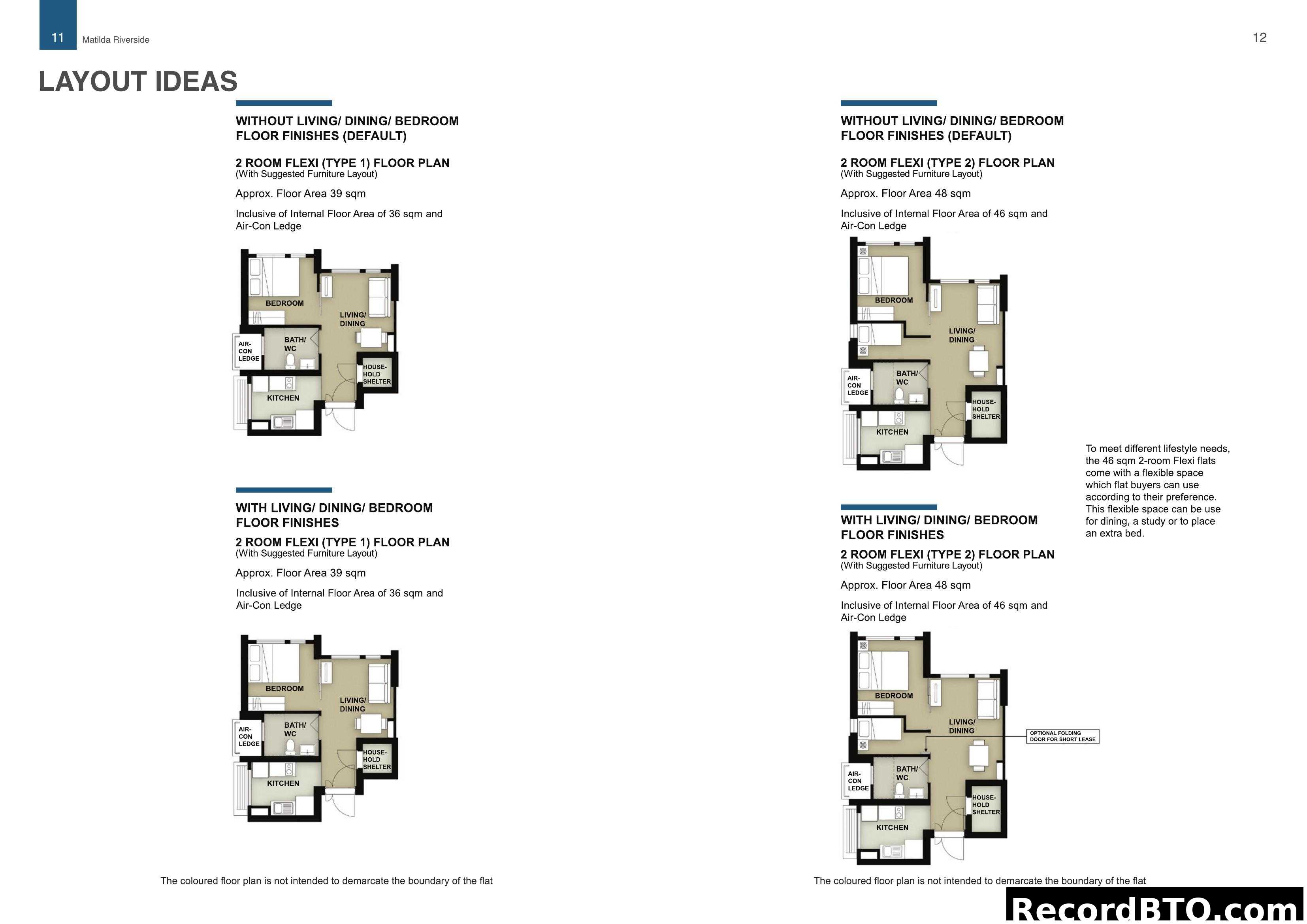 2-Room Flexi Layout Ideas