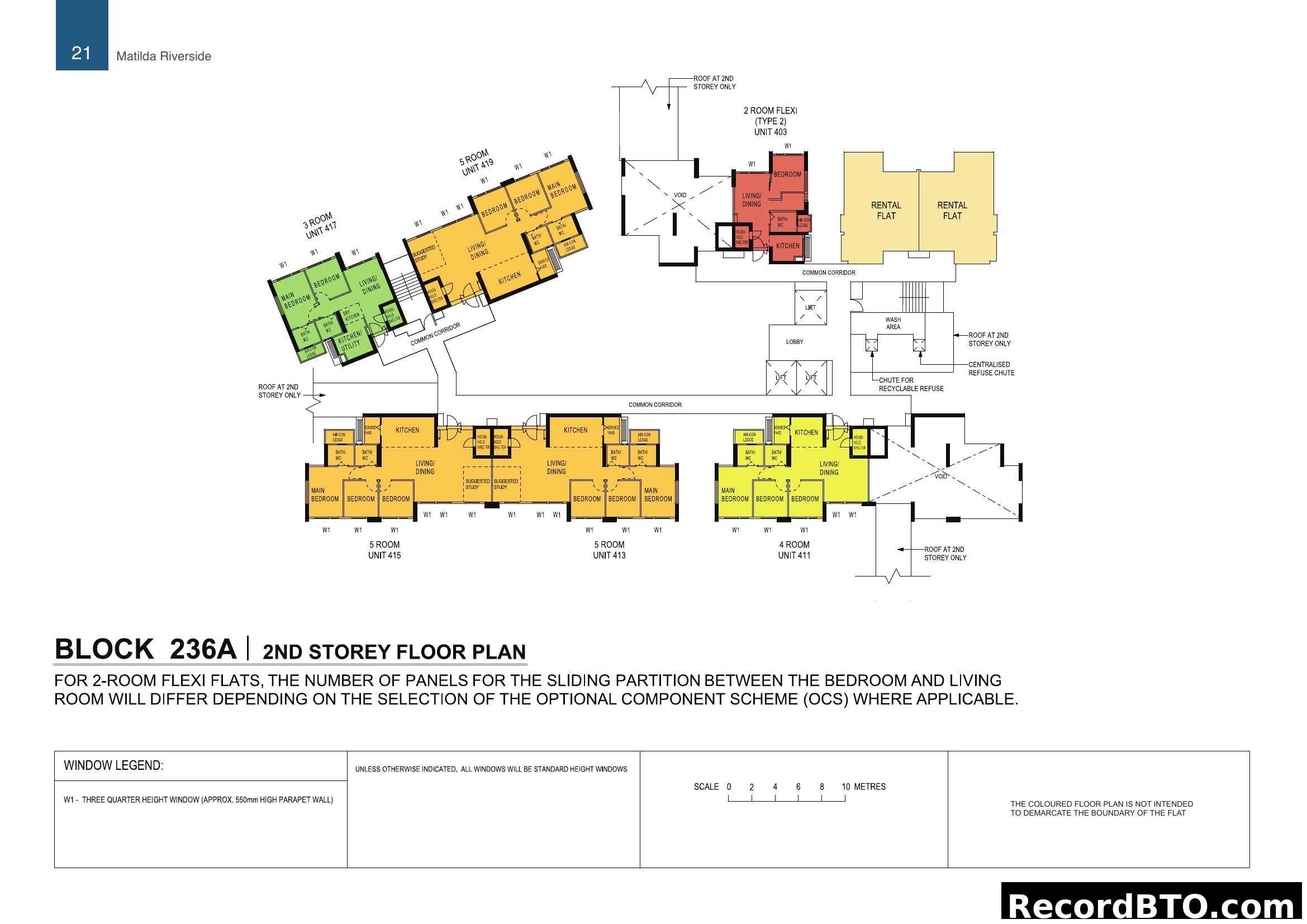 Block 236A 2nd Storey Floor Plan - Matilda Riverside