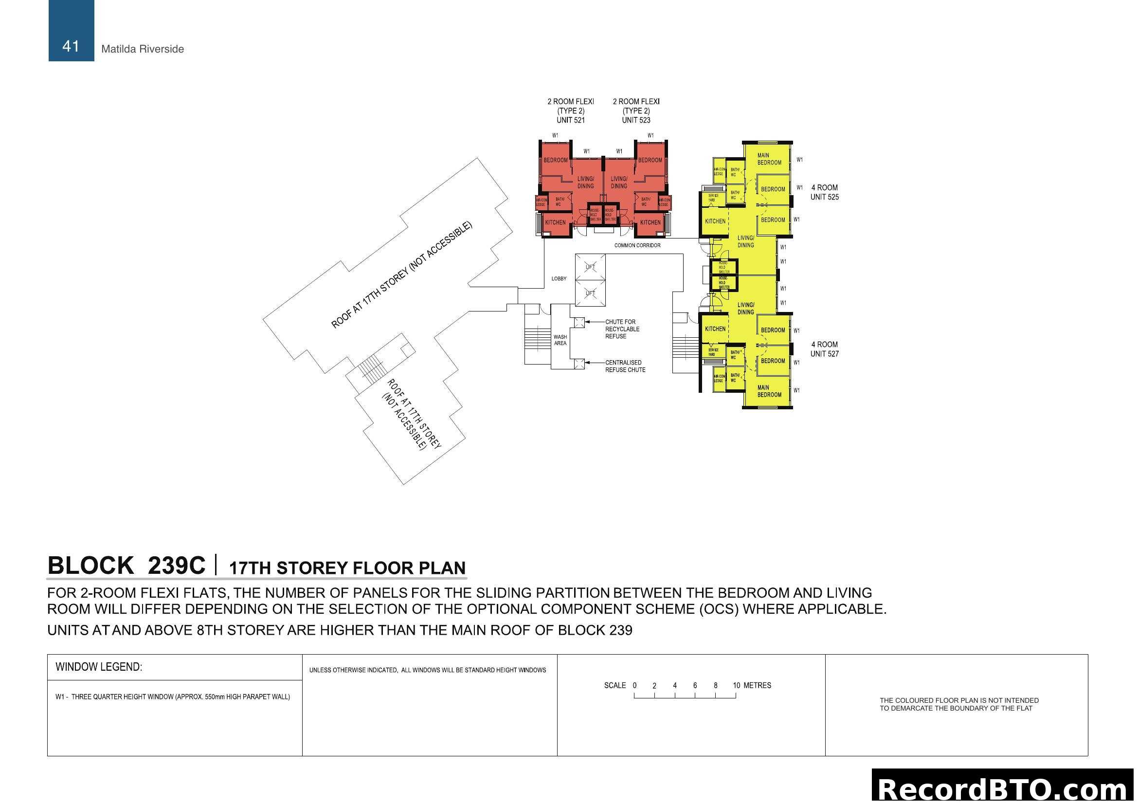 Block 239C 17th Storey Floor Plan - Matilda Riverside