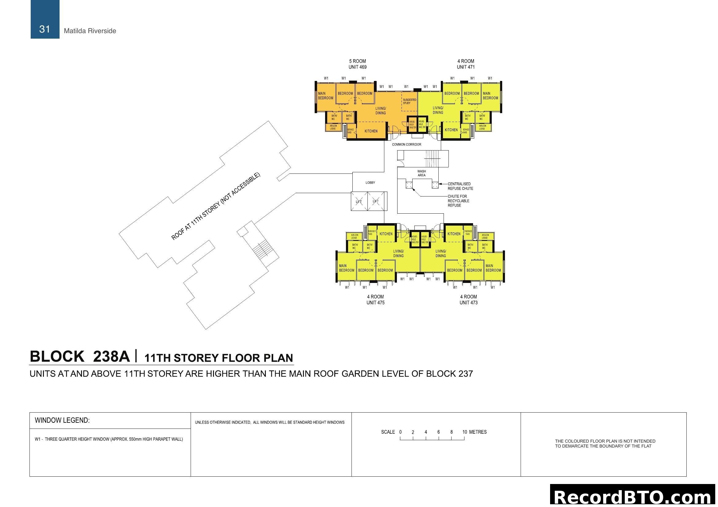 Block 238A 11th Storey Floor Plan