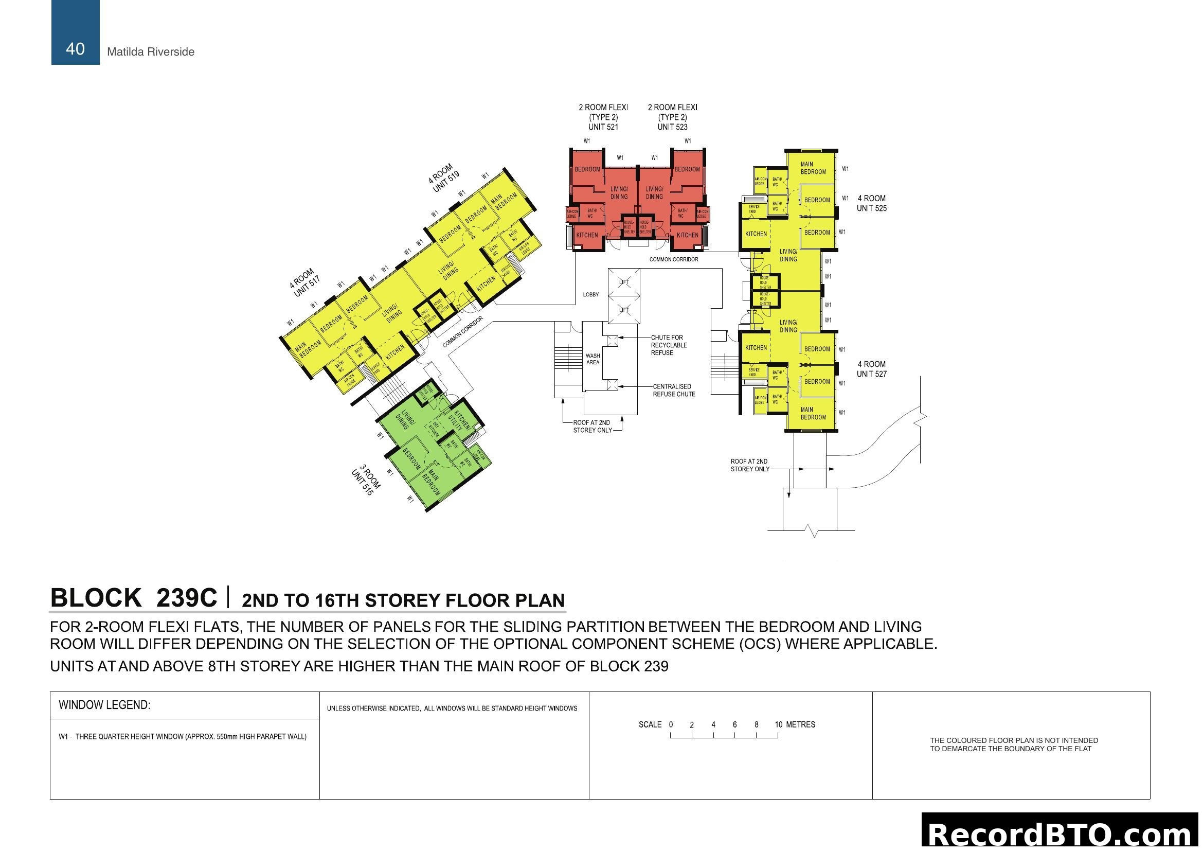 Block 239C 2nd to 16th Storey Floor Plan - Matilda Riverside