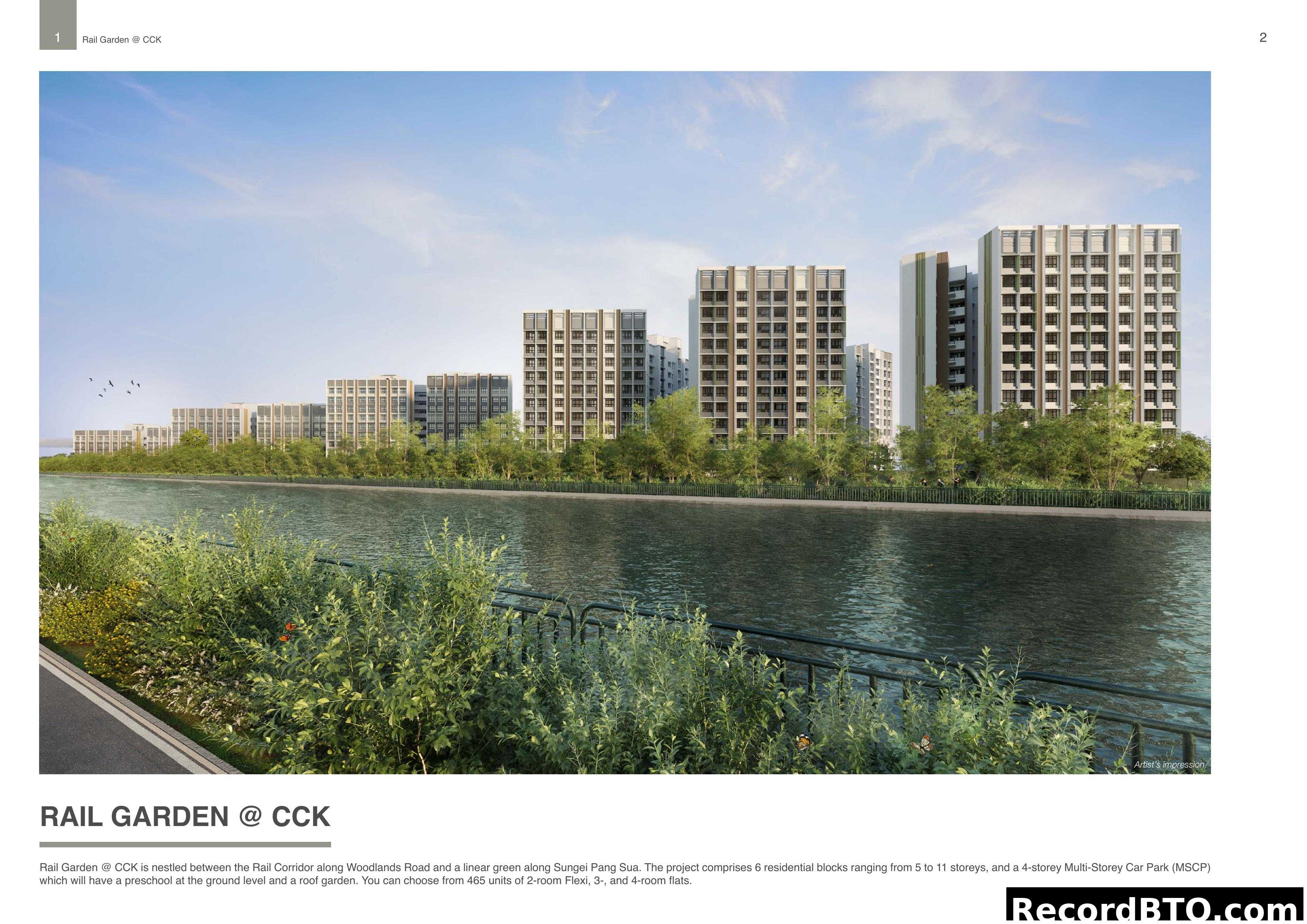 Rail Garden @ CCK - Artist's Impression