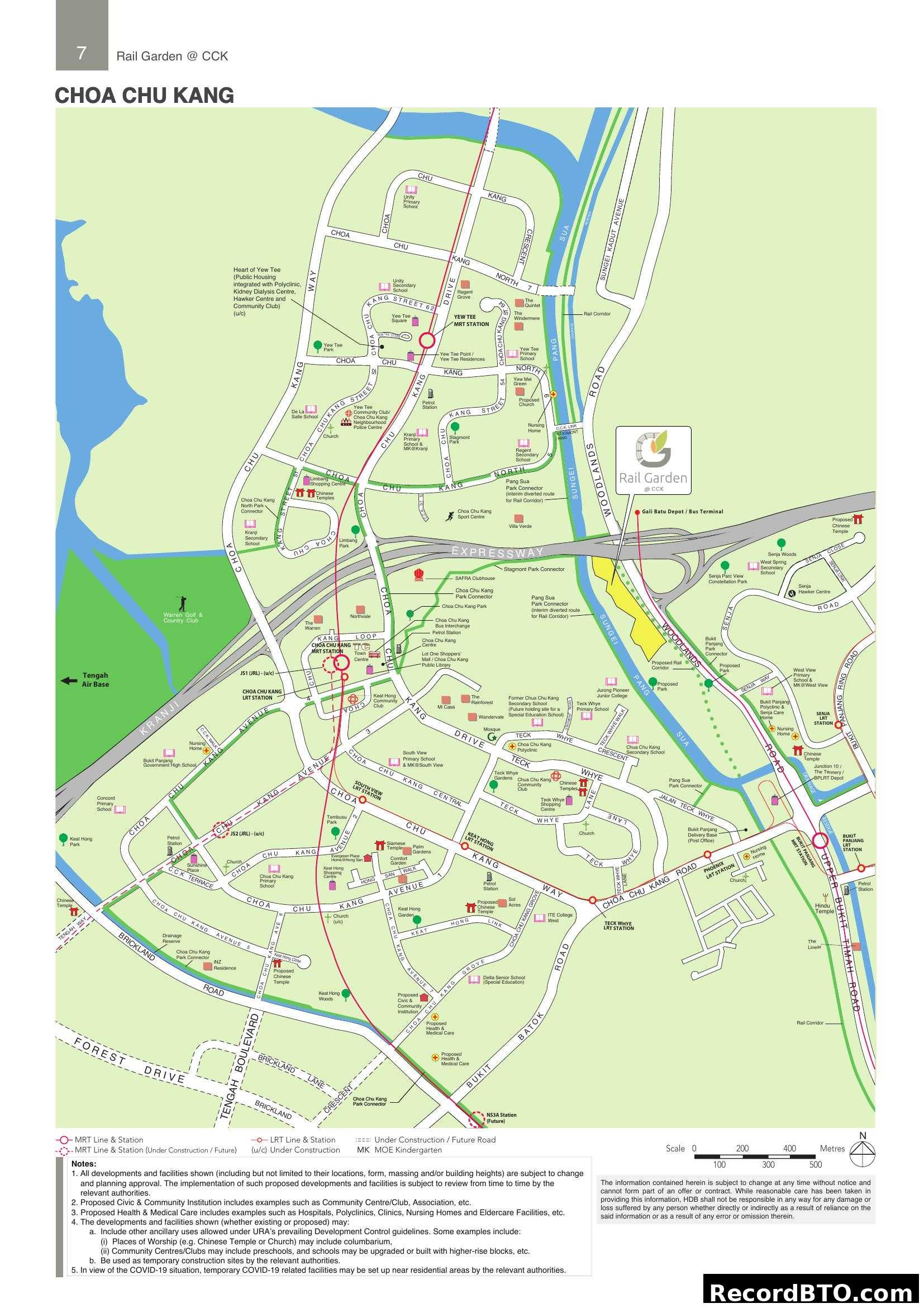 Rail Garden @ CCK - Choa Chu Kang Location Map