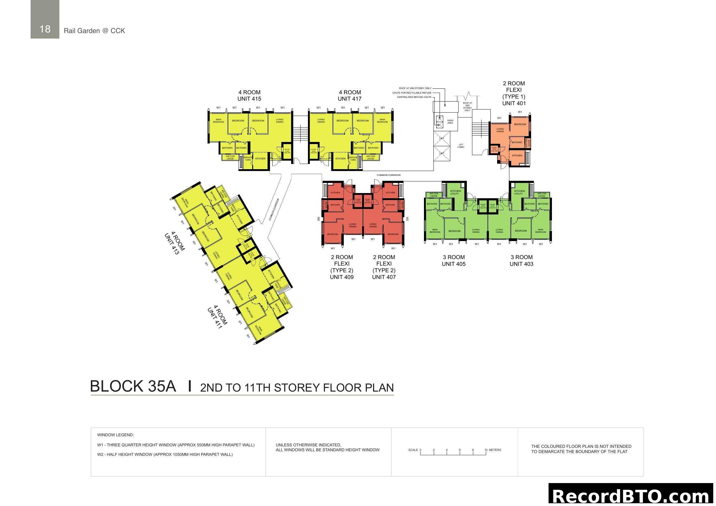 Block 35A 2nd-11th Storey Floor Plan - Rail Garden @ CCK