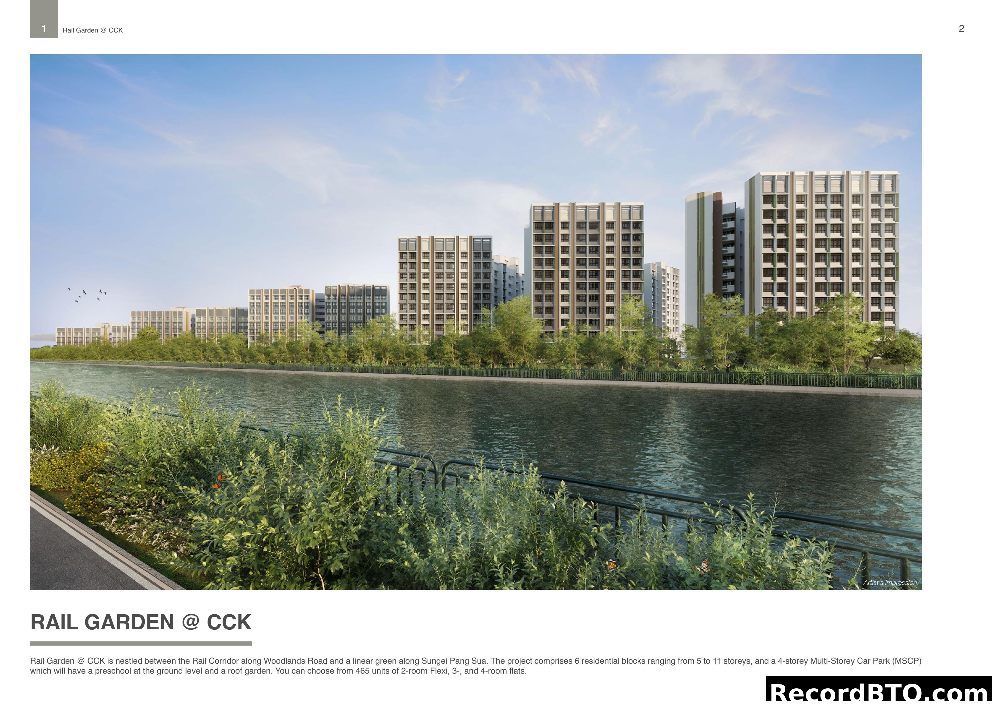 Rail Garden @ CCK - Artist's Impression