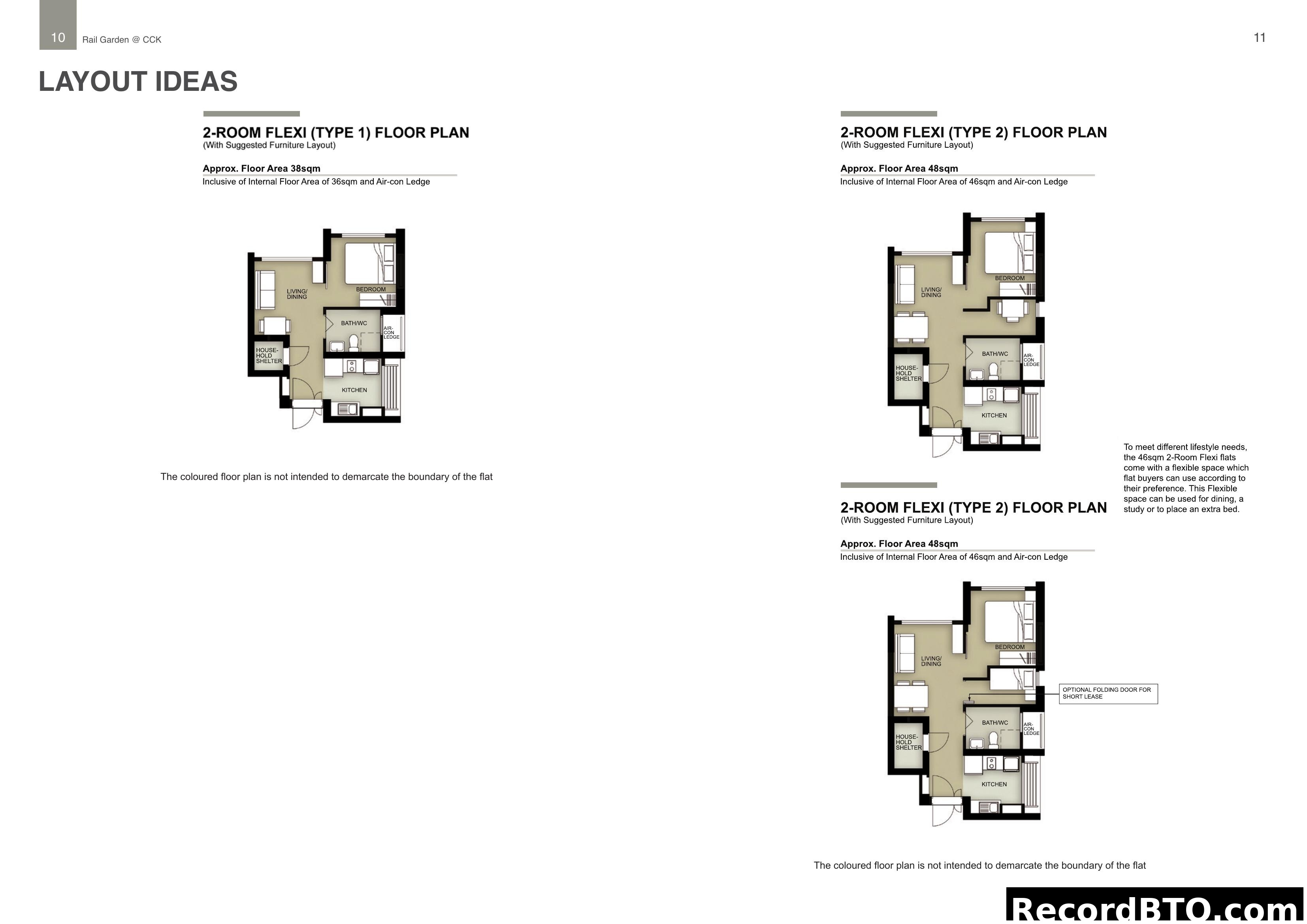 Rail Garden @ CCK 2-Room Flexi Layout Ideas