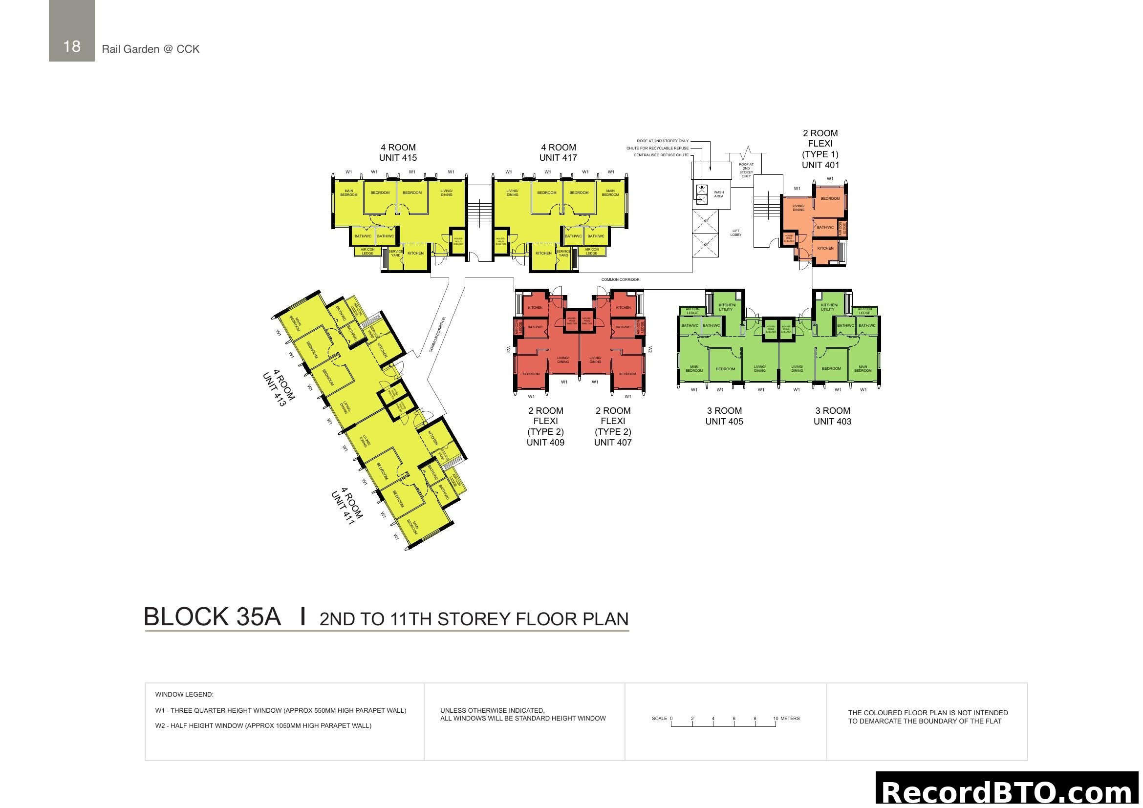 Block 35A 2nd-11th Storey Floor Plan - Rail Garden @ CCK
