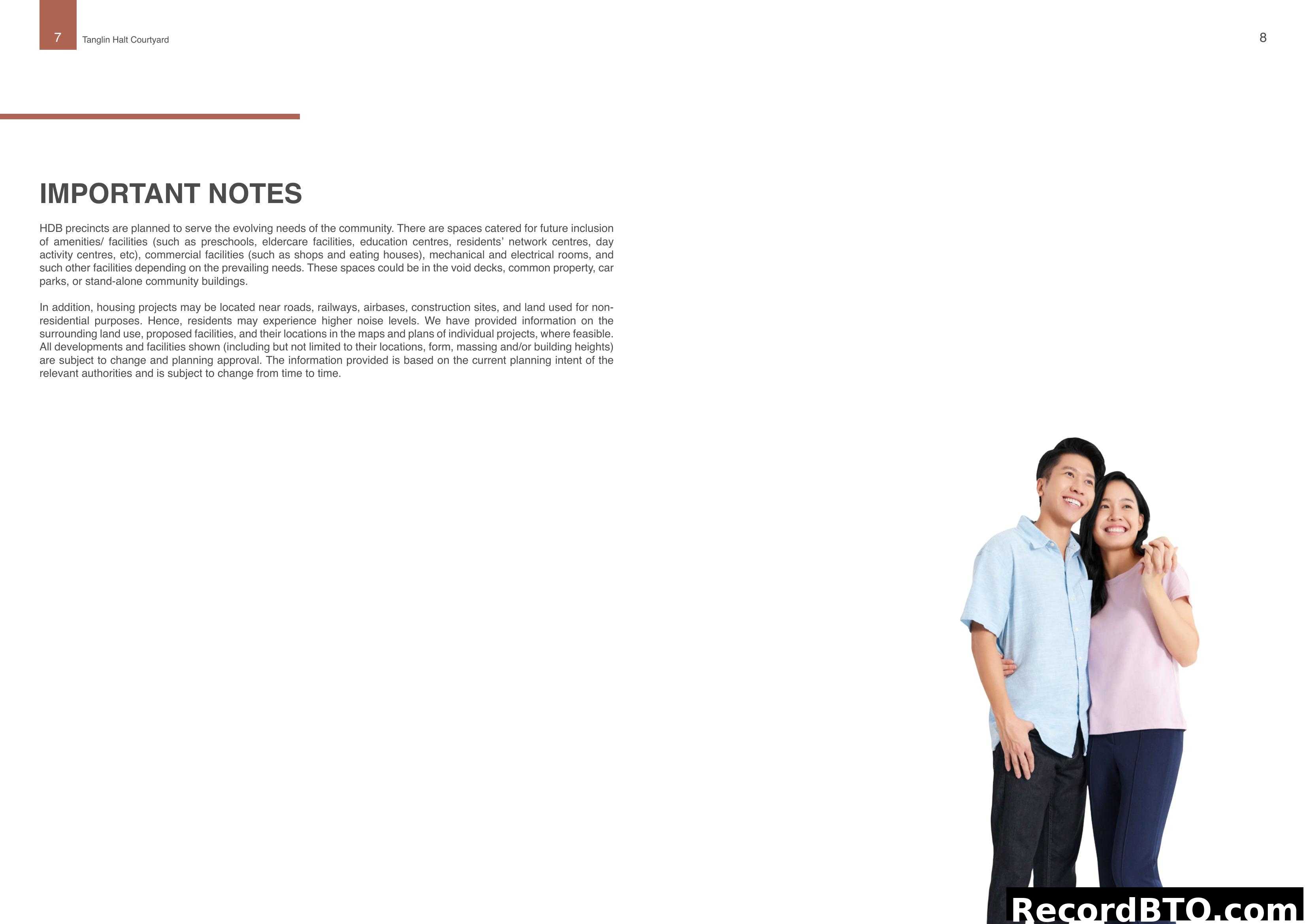 Important Notes for HDB Precincts