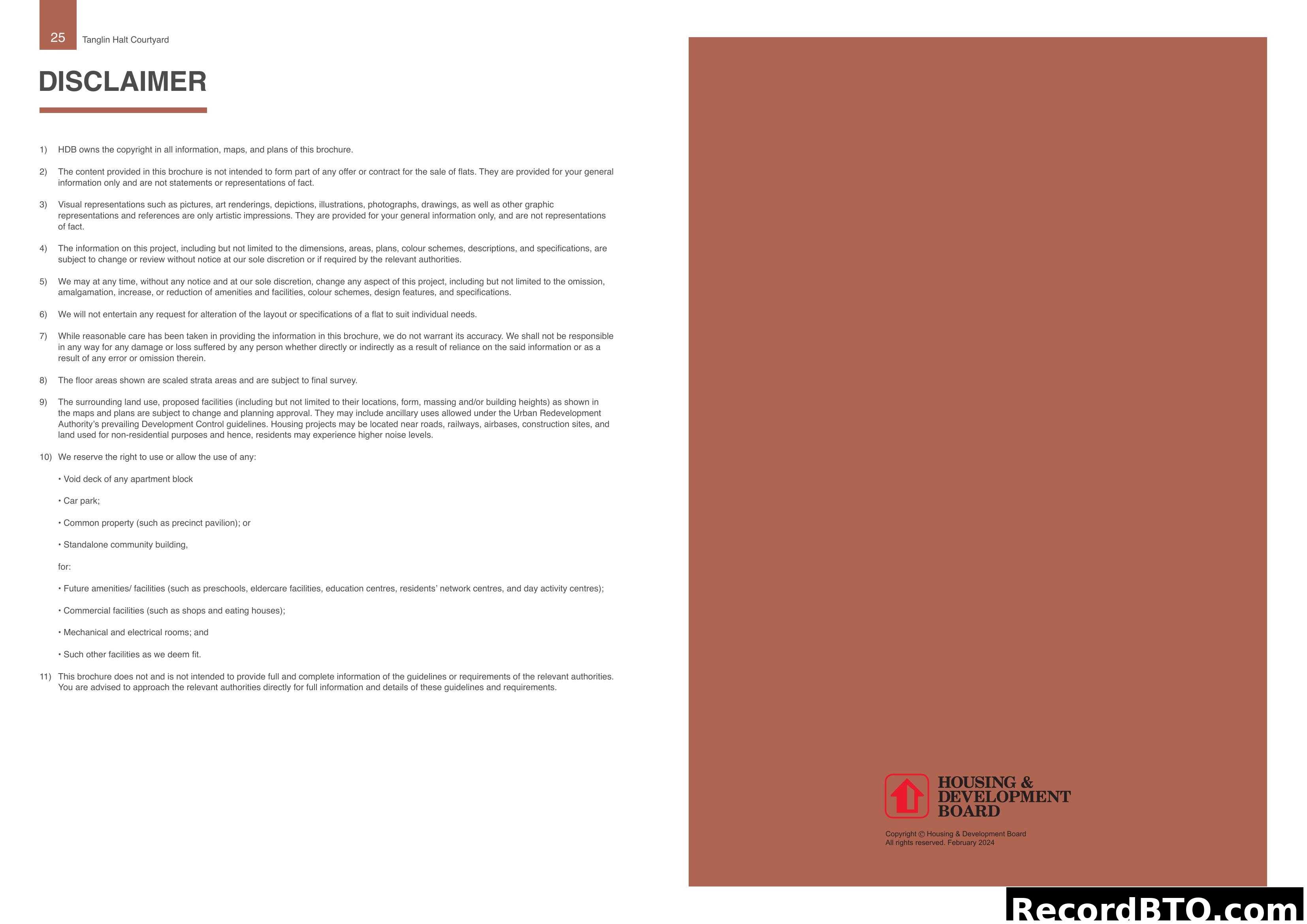 Tanglin Halt Courtyard Disclaimer