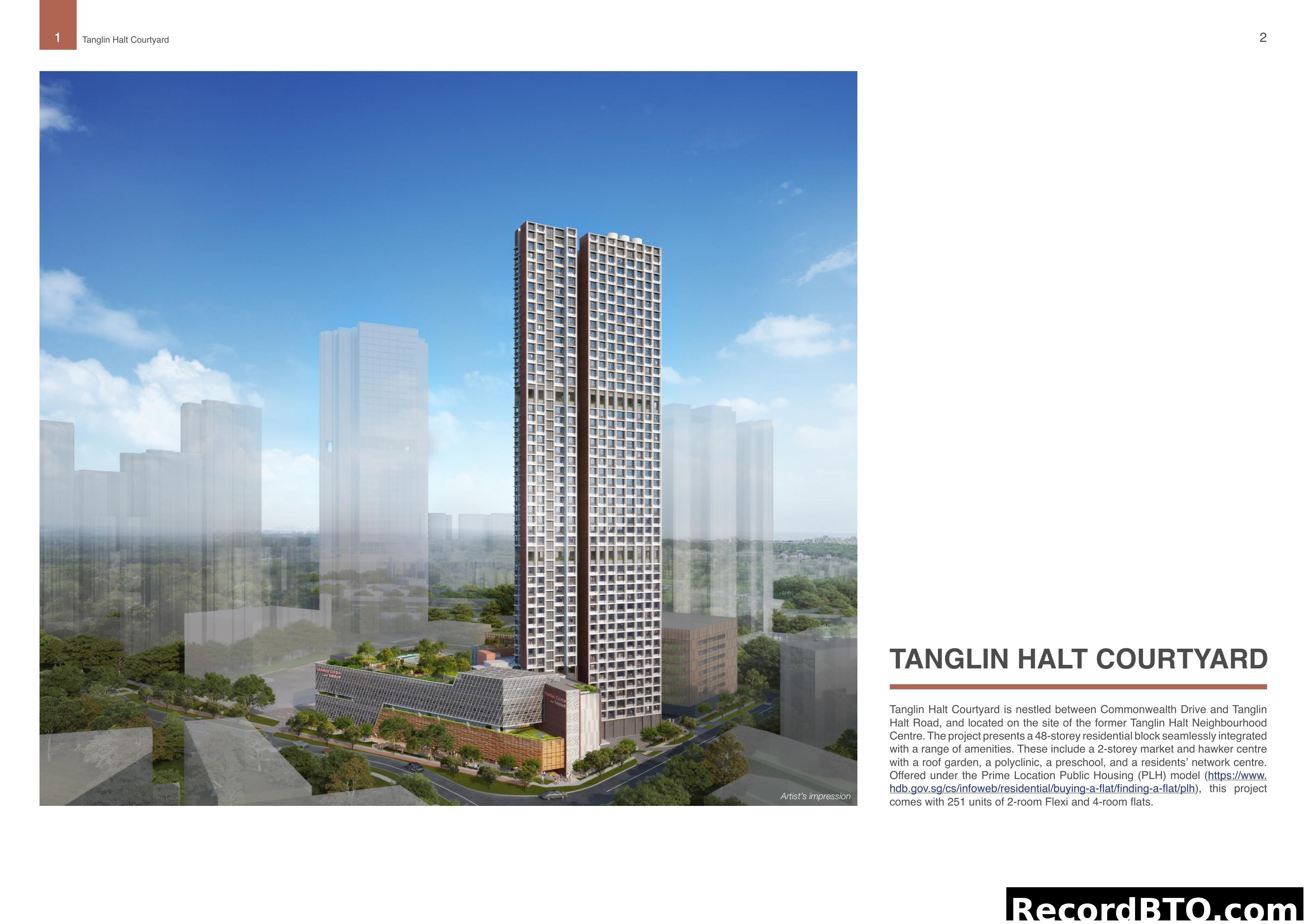 Tanglin Halt Courtyard Artist's Impression