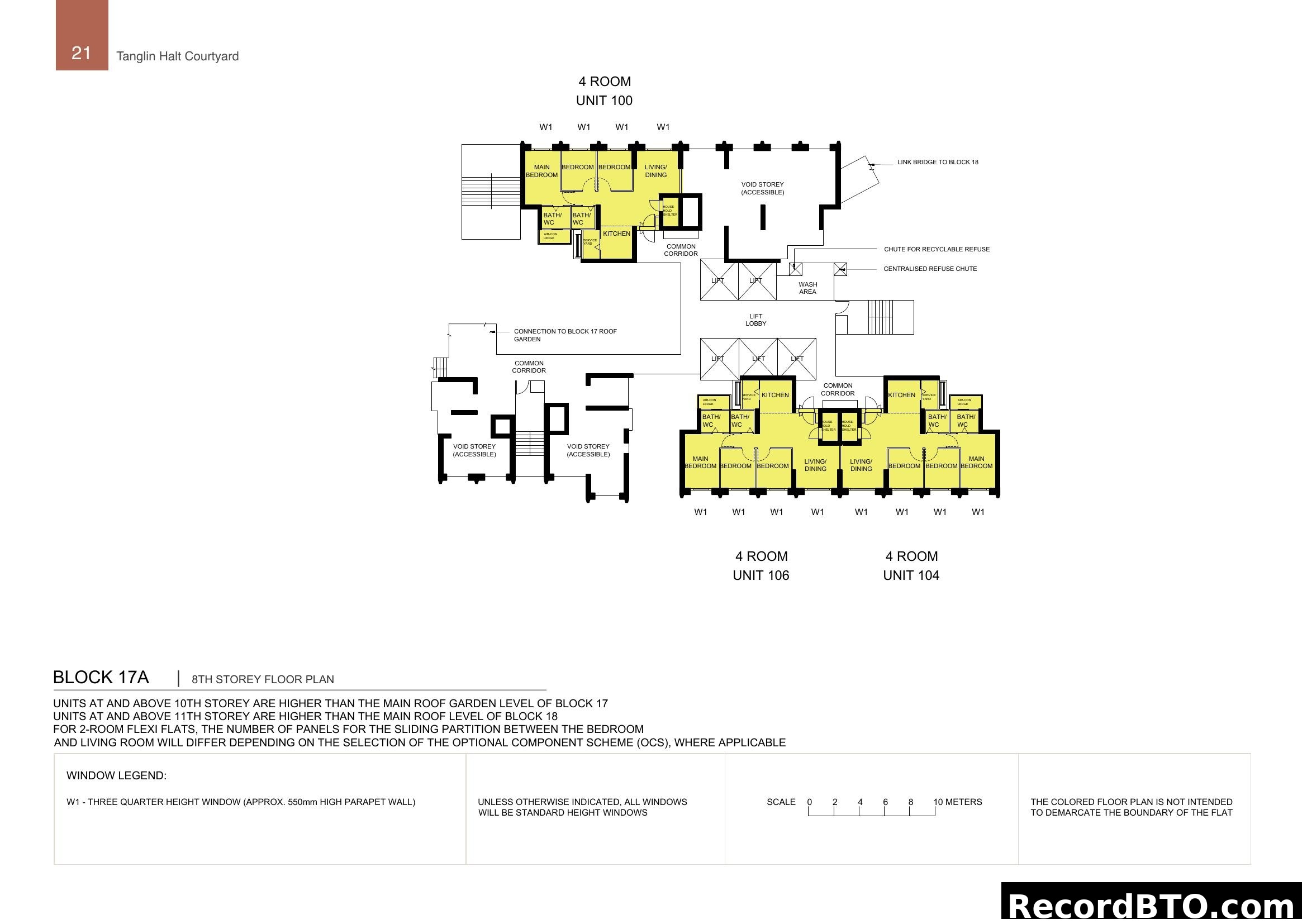 Tanglin Halt Courtyard - Block 17A 8th Storey Floor Plan