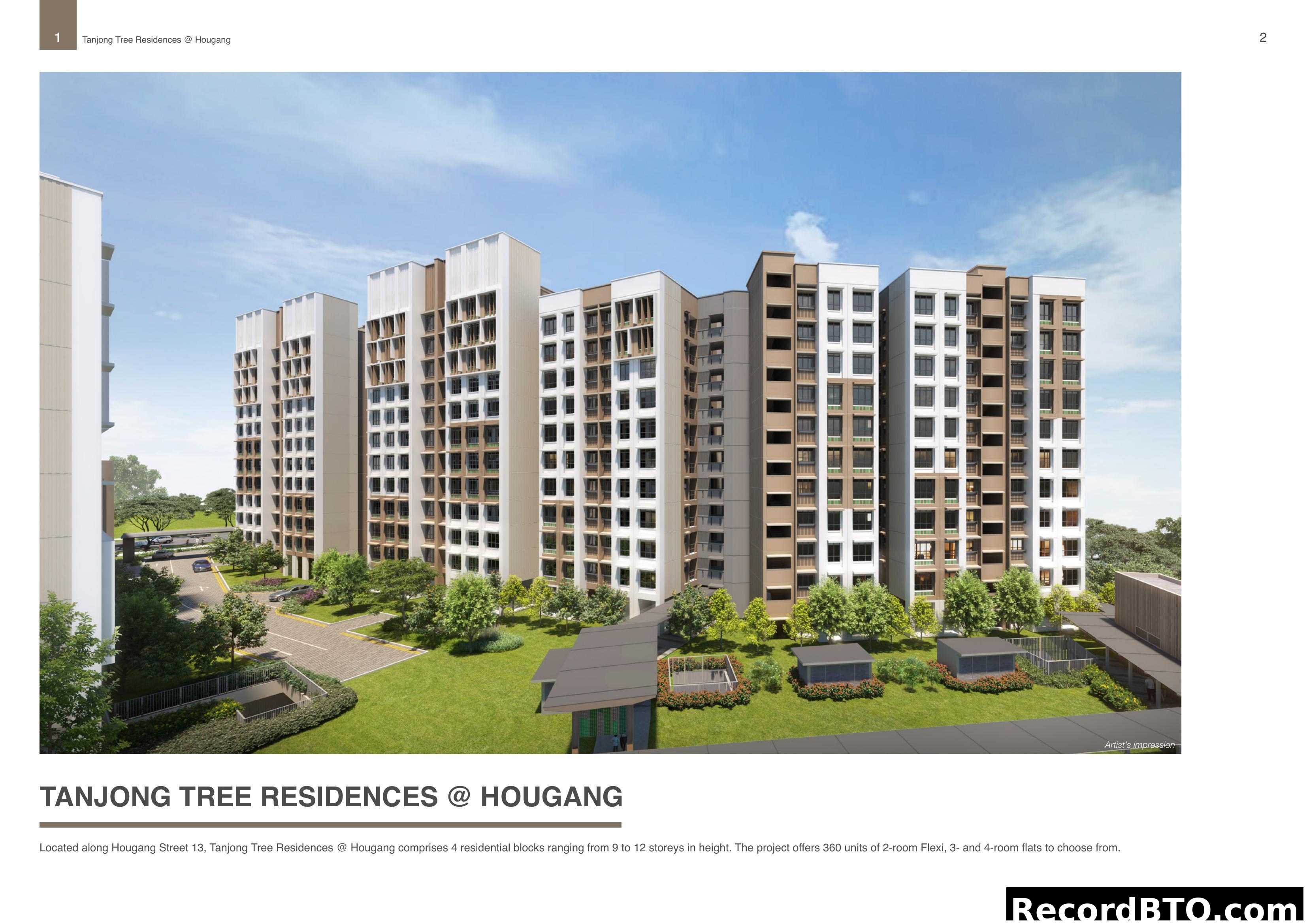 Tanjong Tree Residences @ Hougang - Artist's Impression