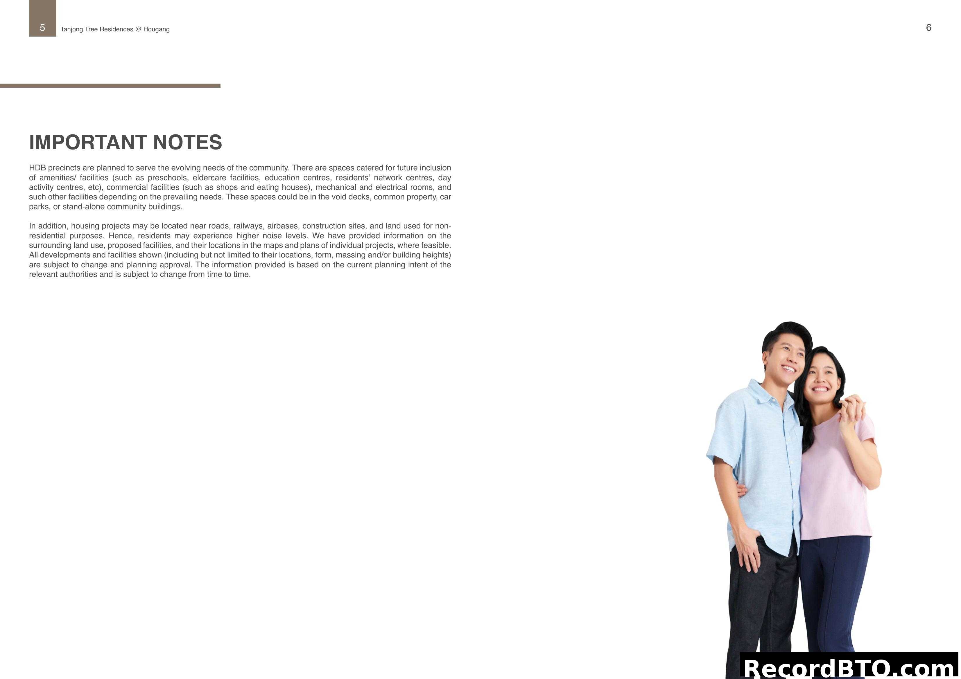 Important Notes for Tanjong Tree Residences