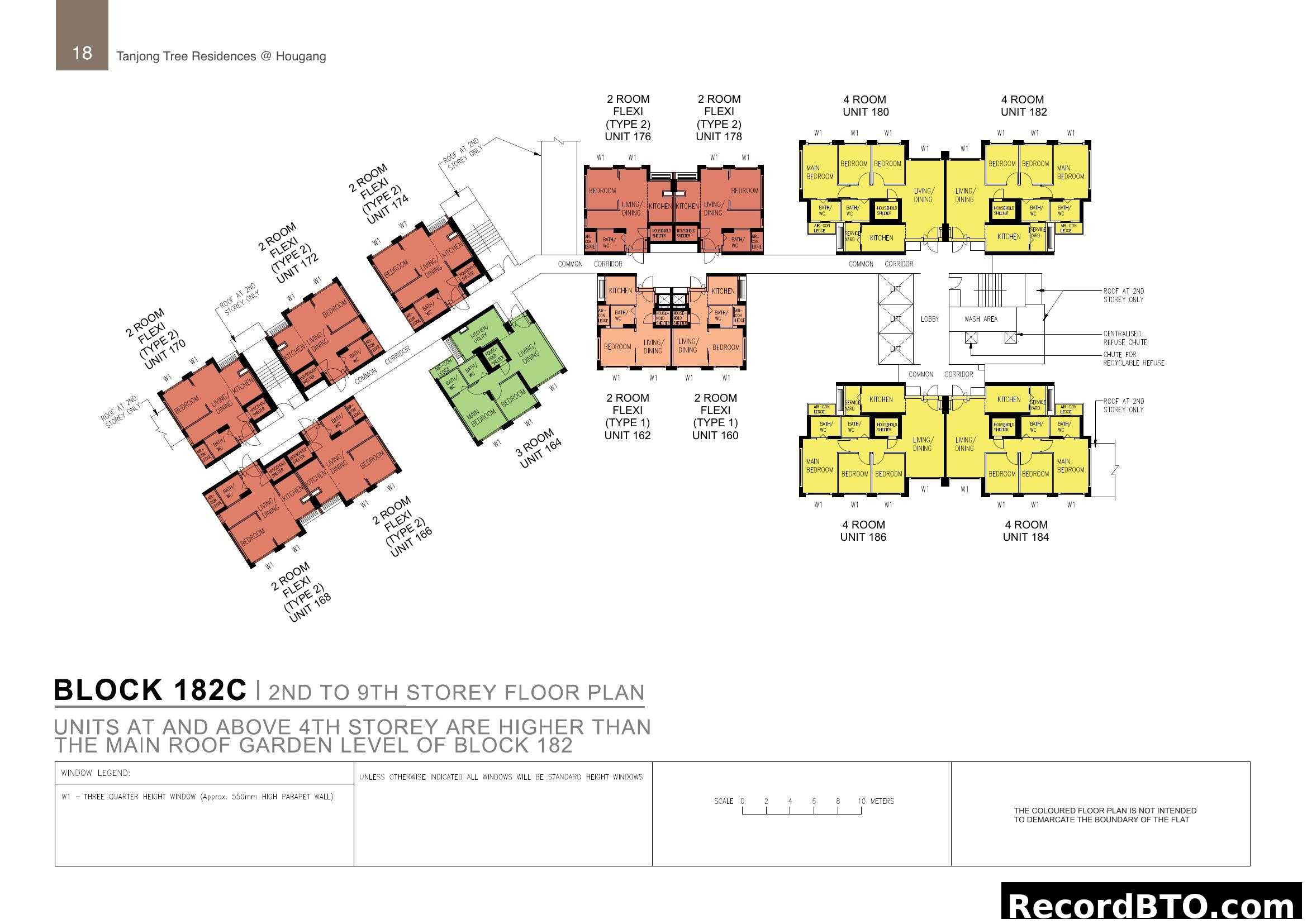 Tanjong Tree Residences @ Hougang - Block 182C Floor Plan