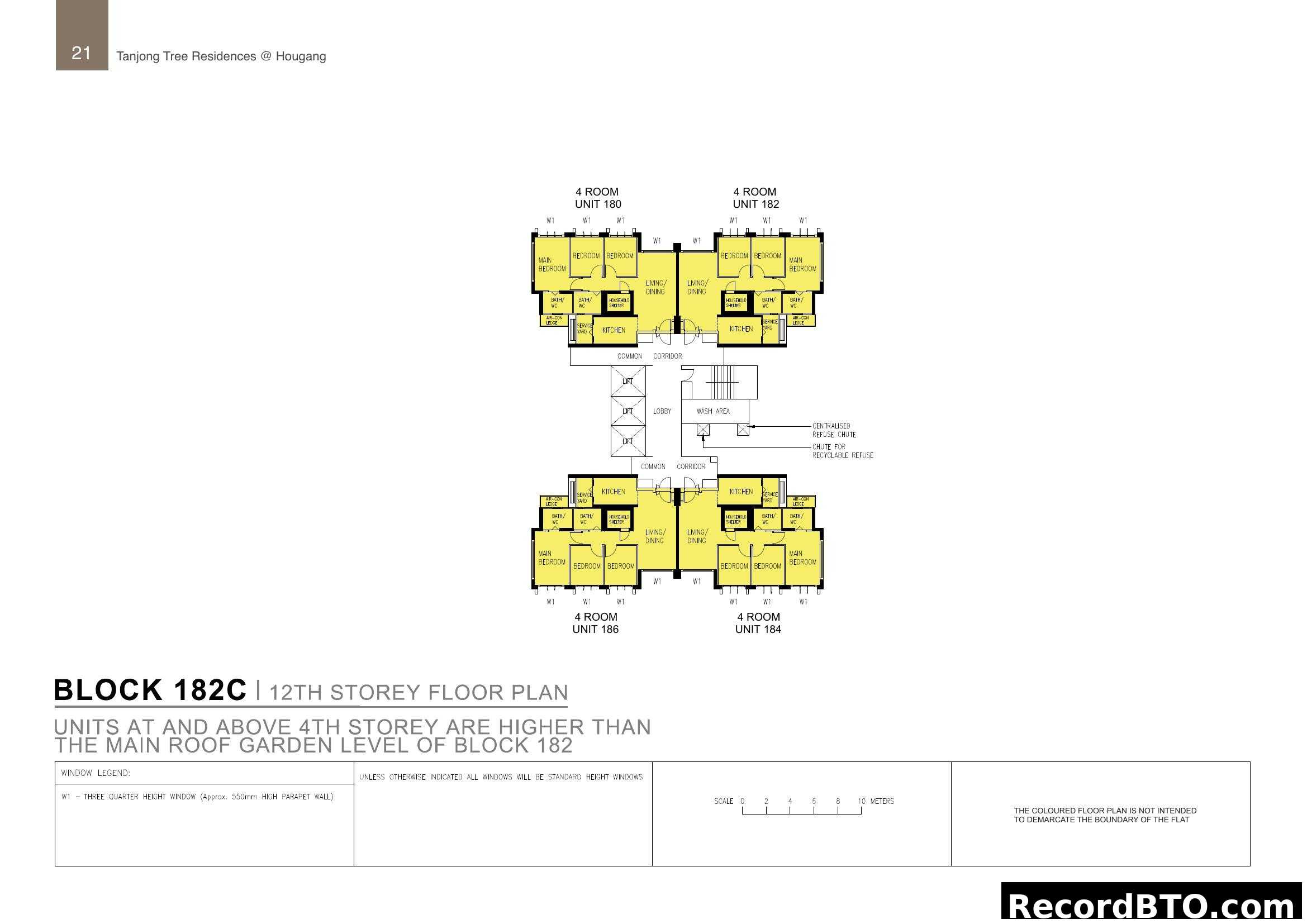 Tanjong Tree Residences Block 182C 12th Storey Floor Plan