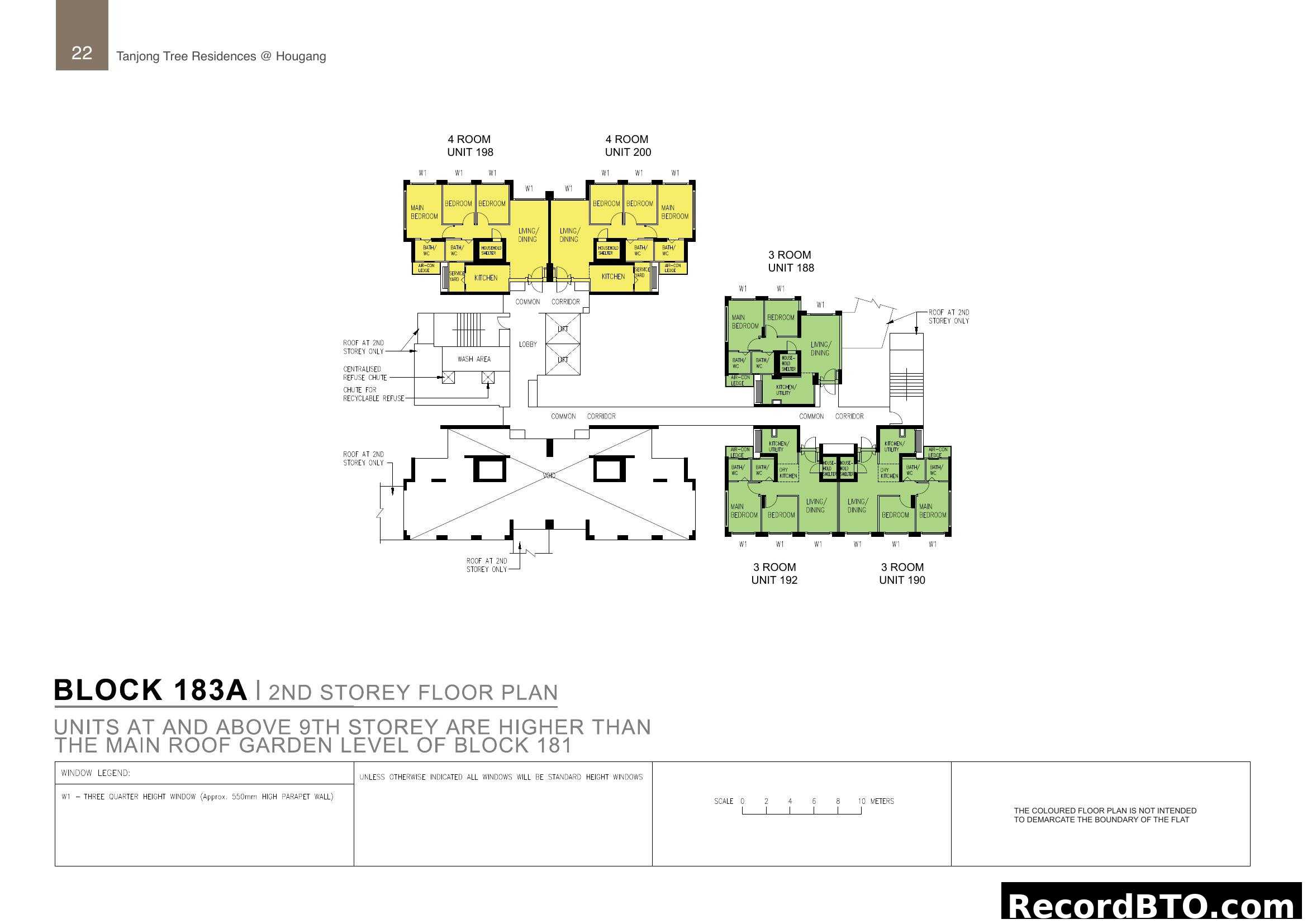 Block 183A 2nd Storey Floor Plan