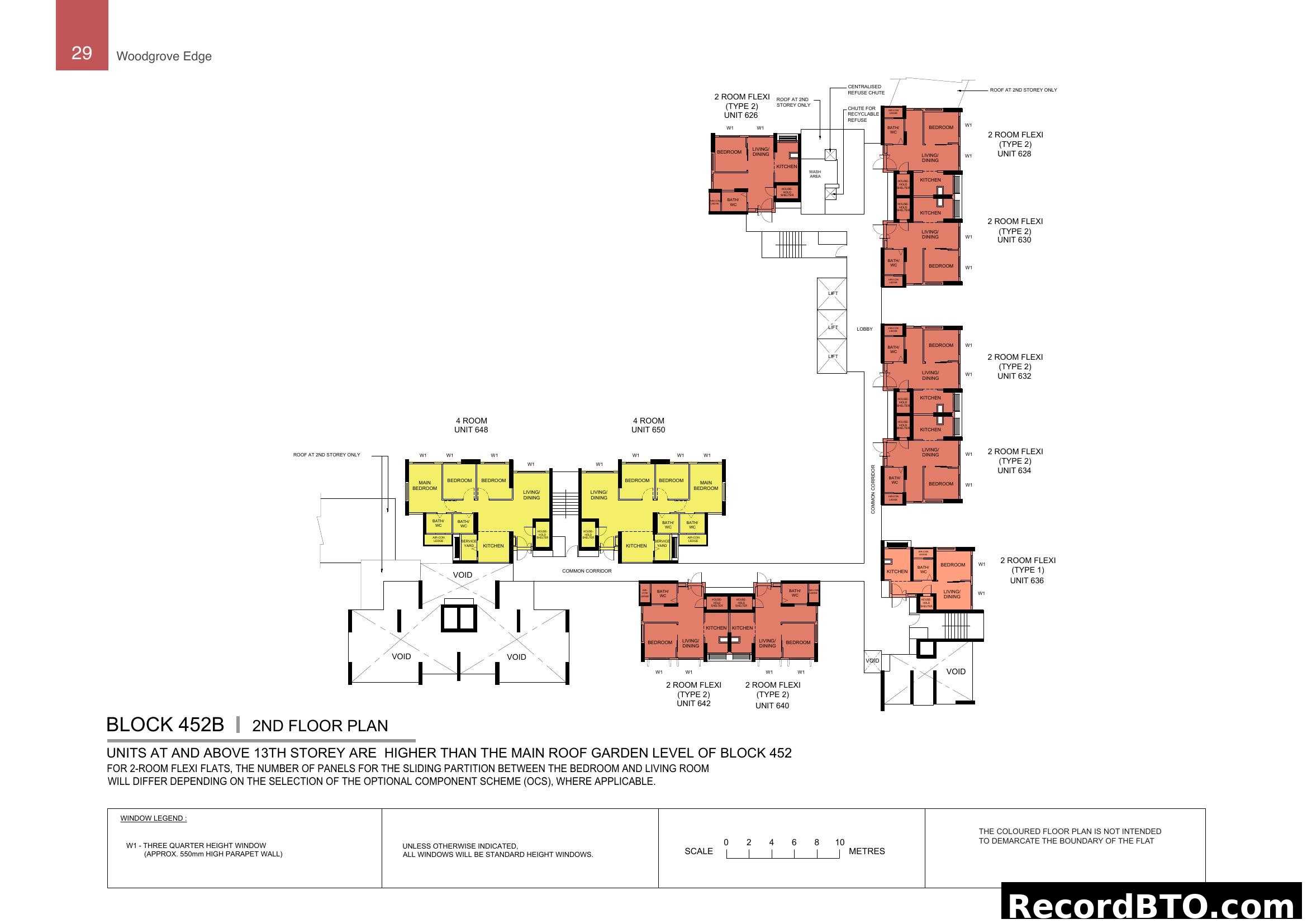 Woodgrove Edge Block 452B 2nd Floor Plan