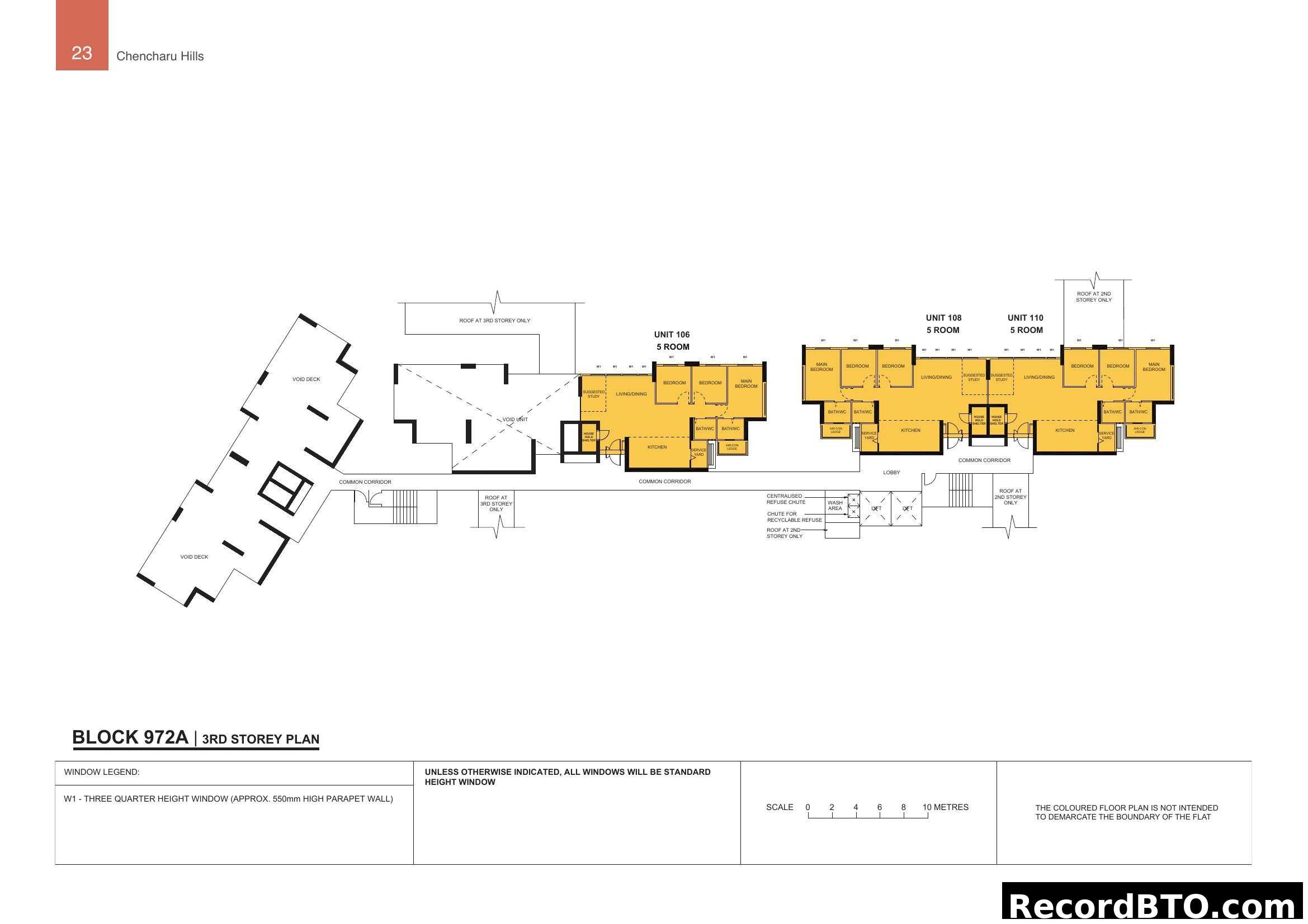 Block 972A 3rd Storey Plan