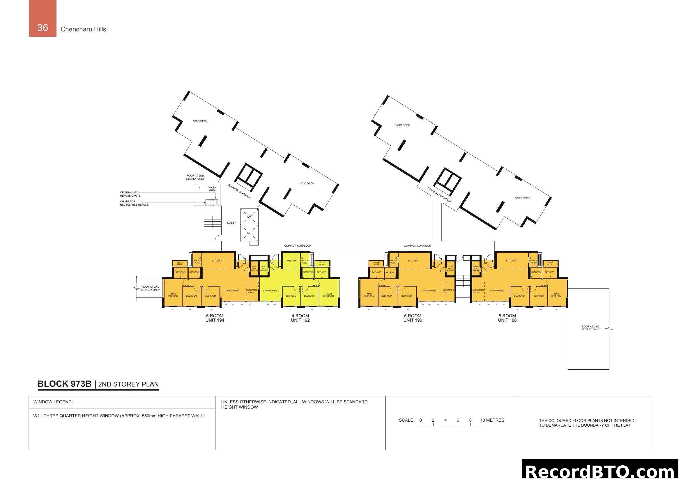 Block 973B 2nd Storey Plan