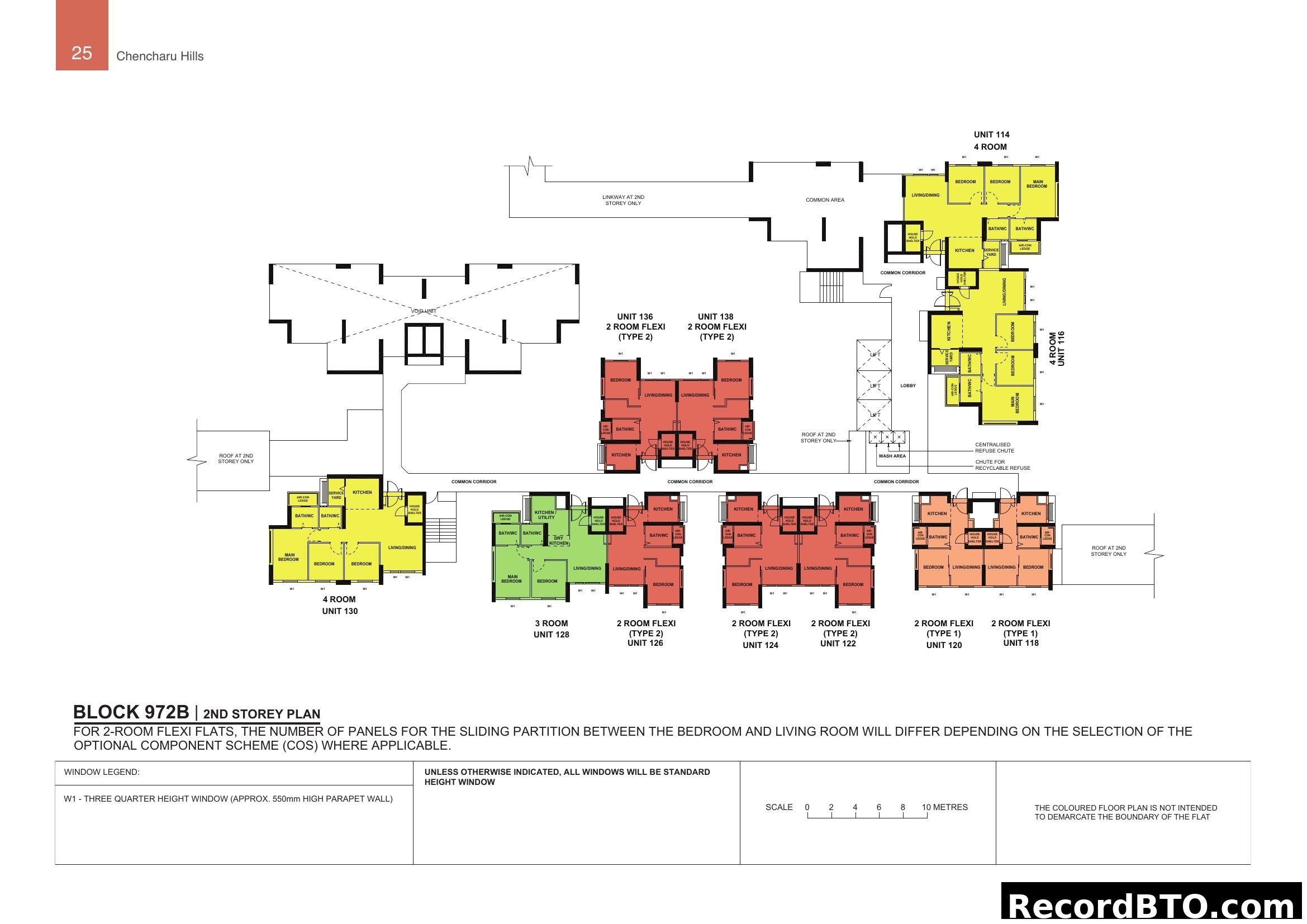 Block 972B 2nd Storey Floor Plan - Chencharu Hills