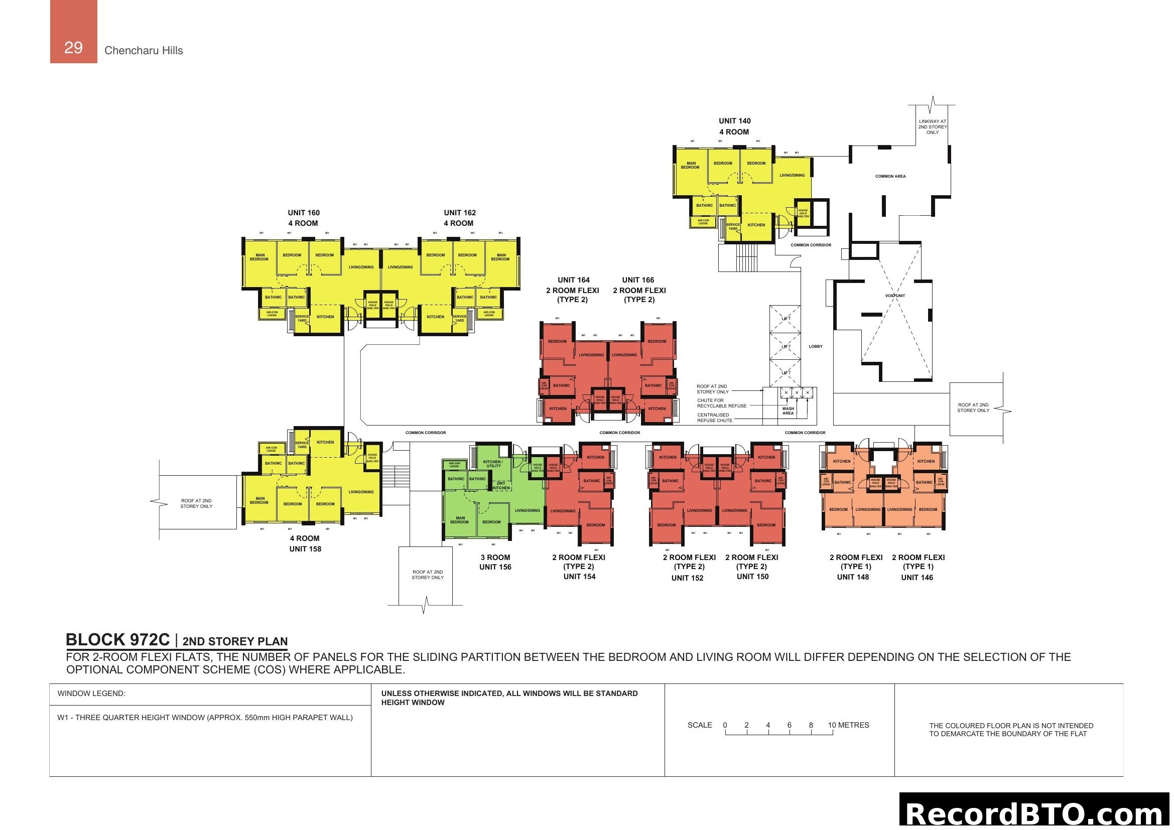 Block 972C 2nd Storey Floor Plan